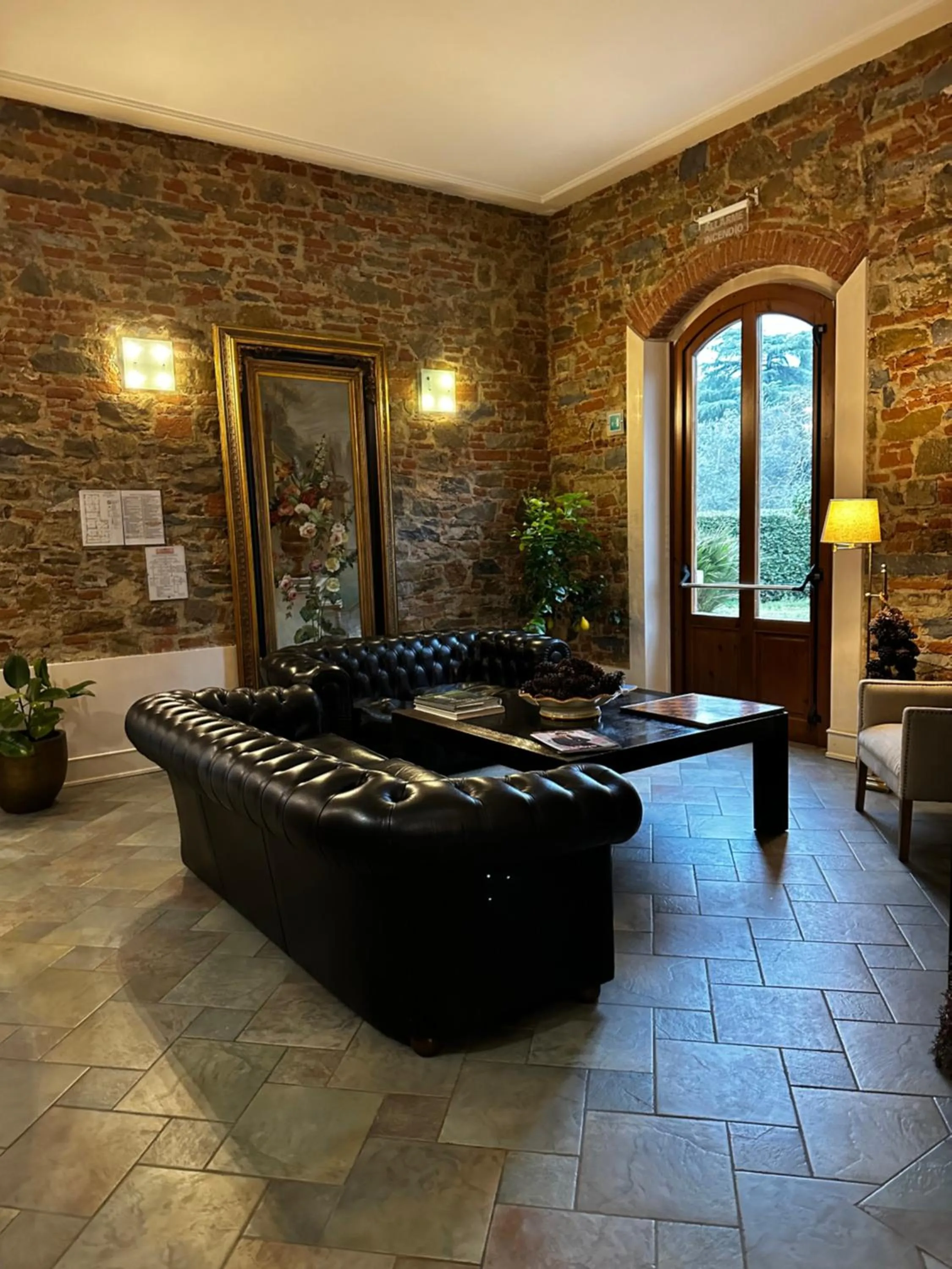 Lobby or reception in Hotel Villa Betania