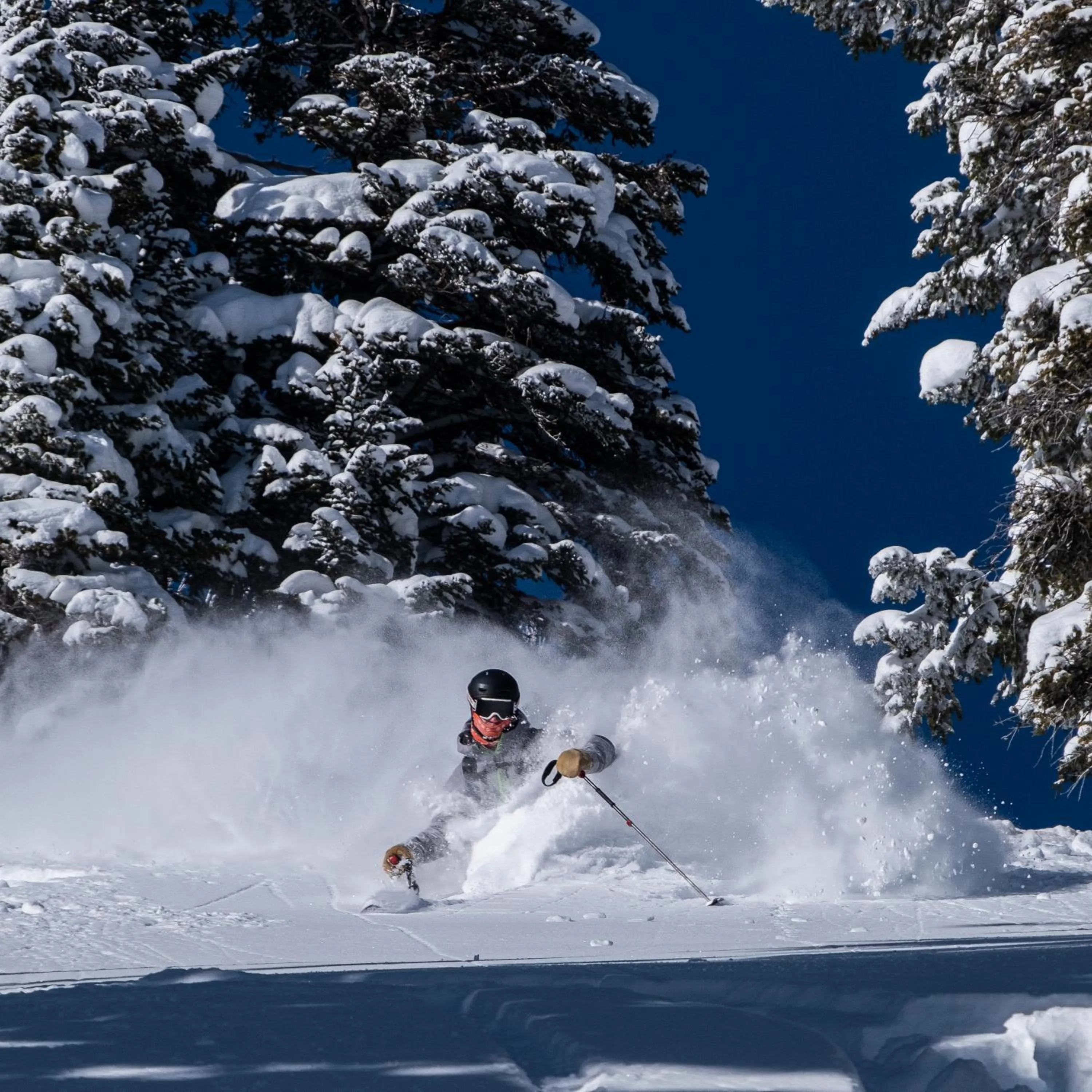 Skiing in The Sylvan Lodge at Snake River Sporting Club