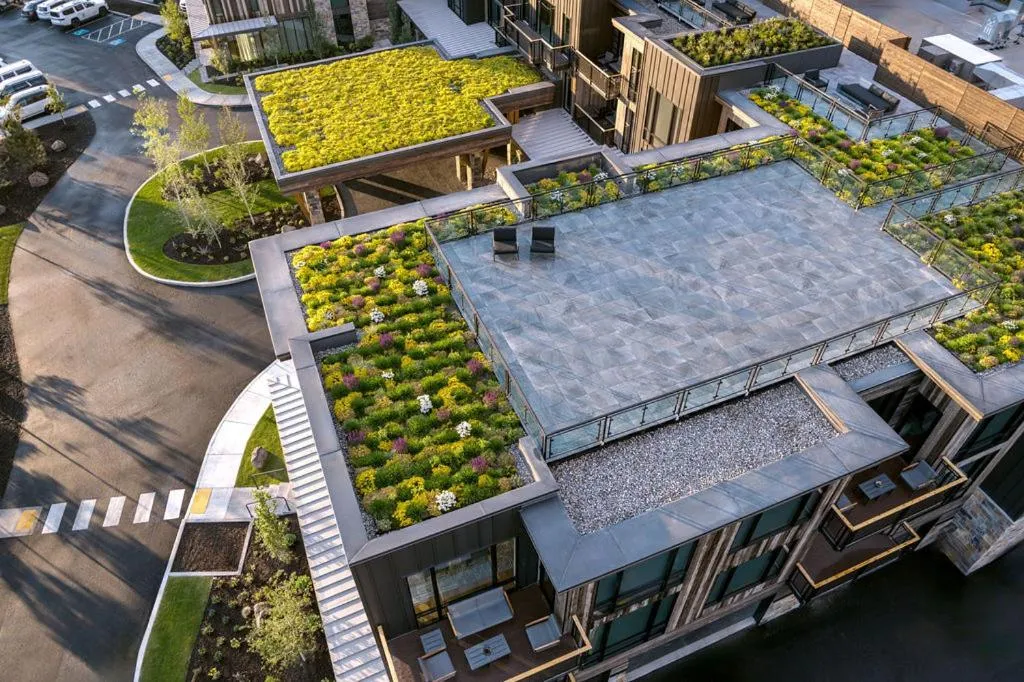 Garden in The Sylvan Lodge at Snake River Sporting Club