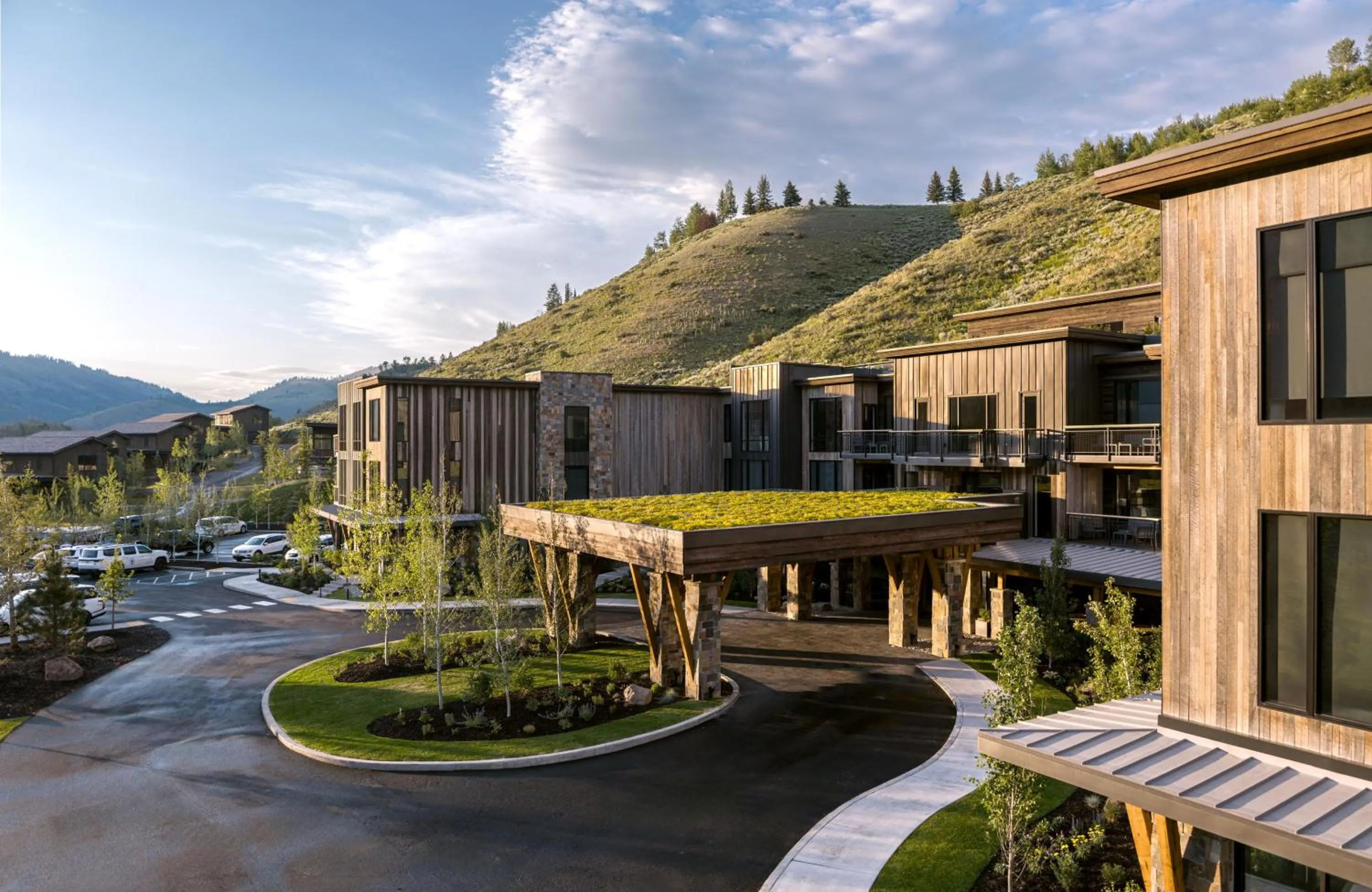 Property building in The Sylvan Lodge at Snake River Sporting Club