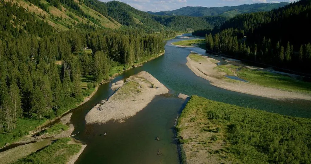 Fishing in The Sylvan Lodge at Snake River Sporting Club