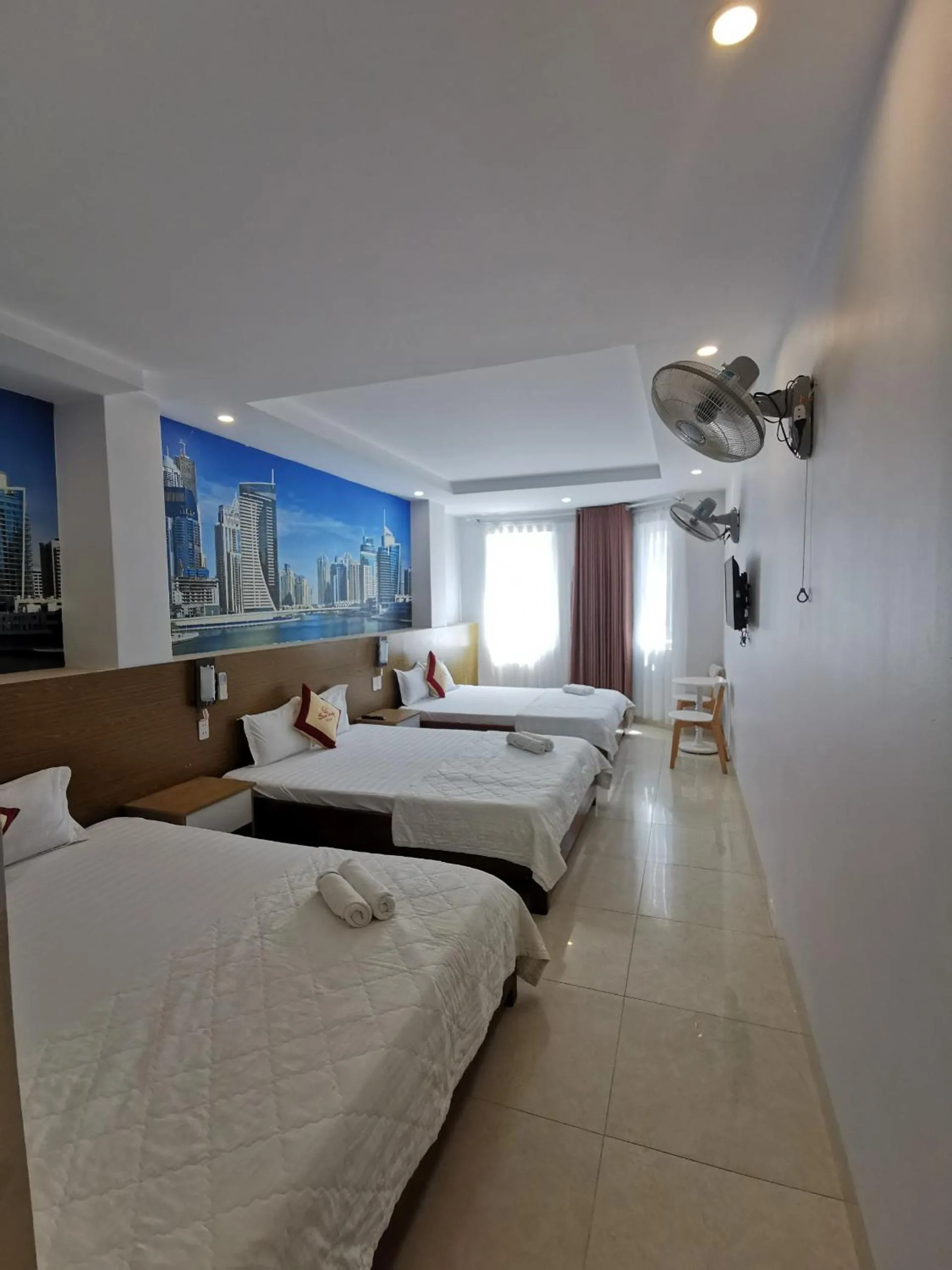 Bed in Sen Vàng Hotel