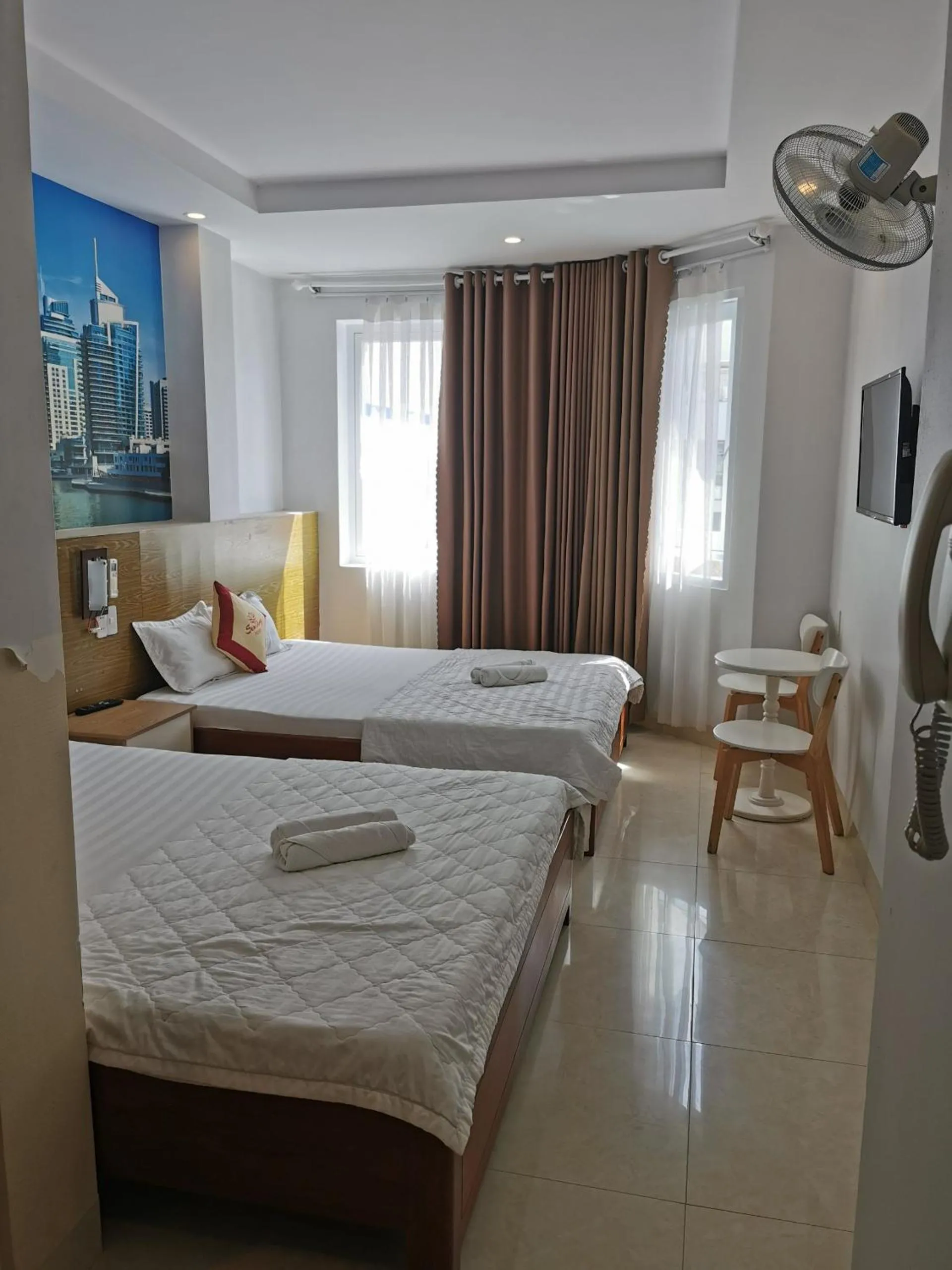 Bed in Sen Vàng Hotel