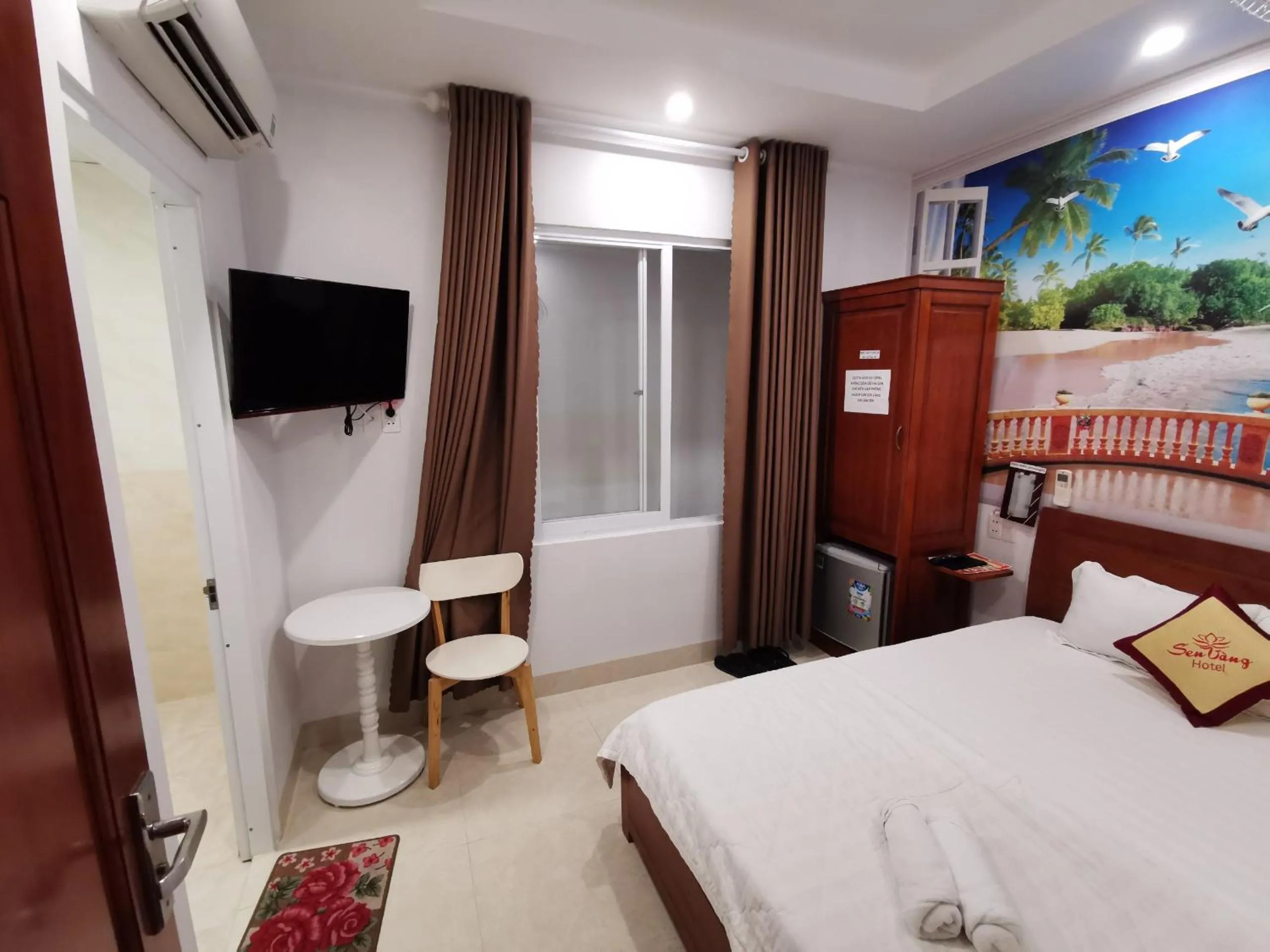 Bed in Sen Vàng Hotel