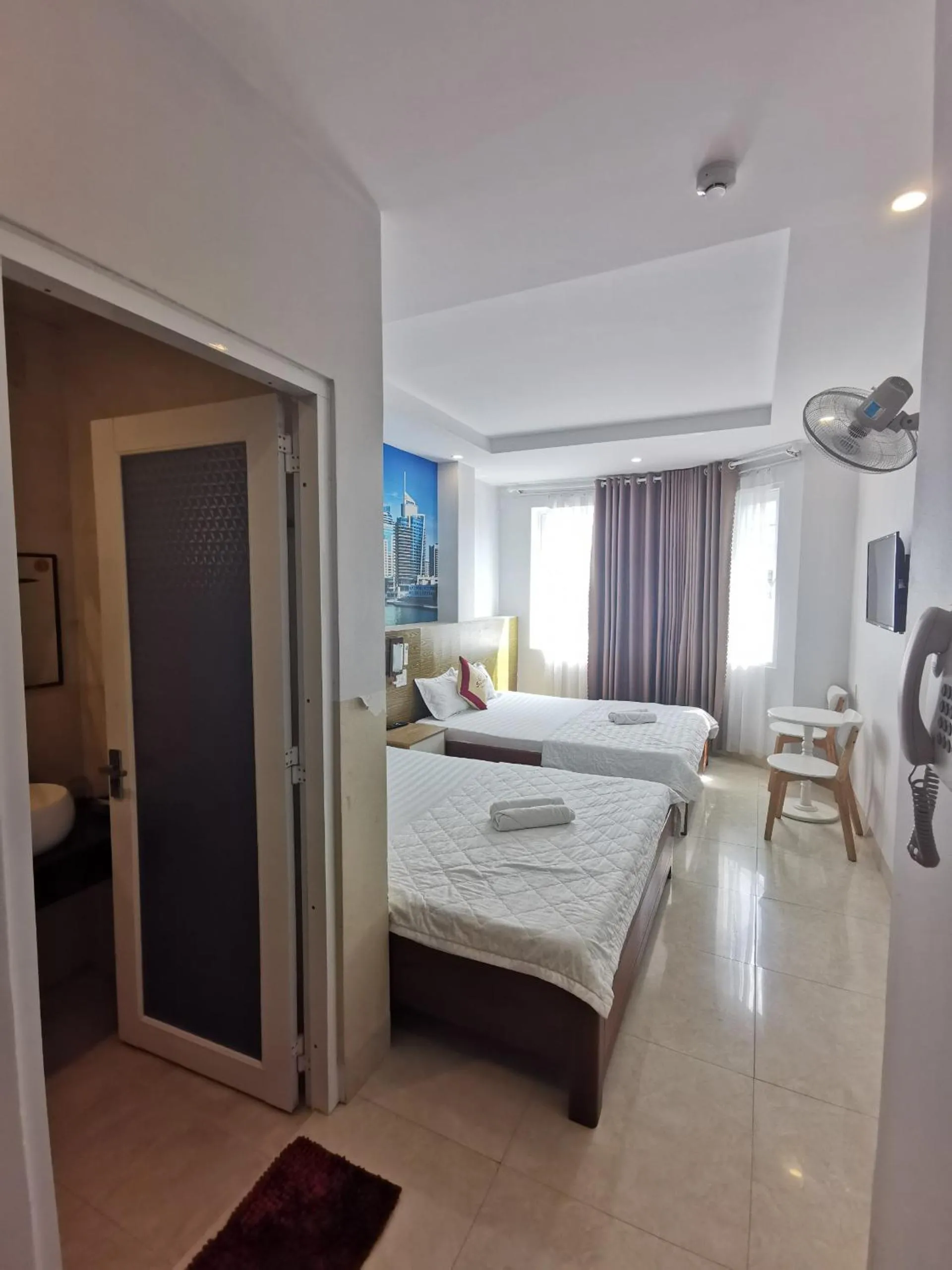 Bed in Sen Vàng Hotel