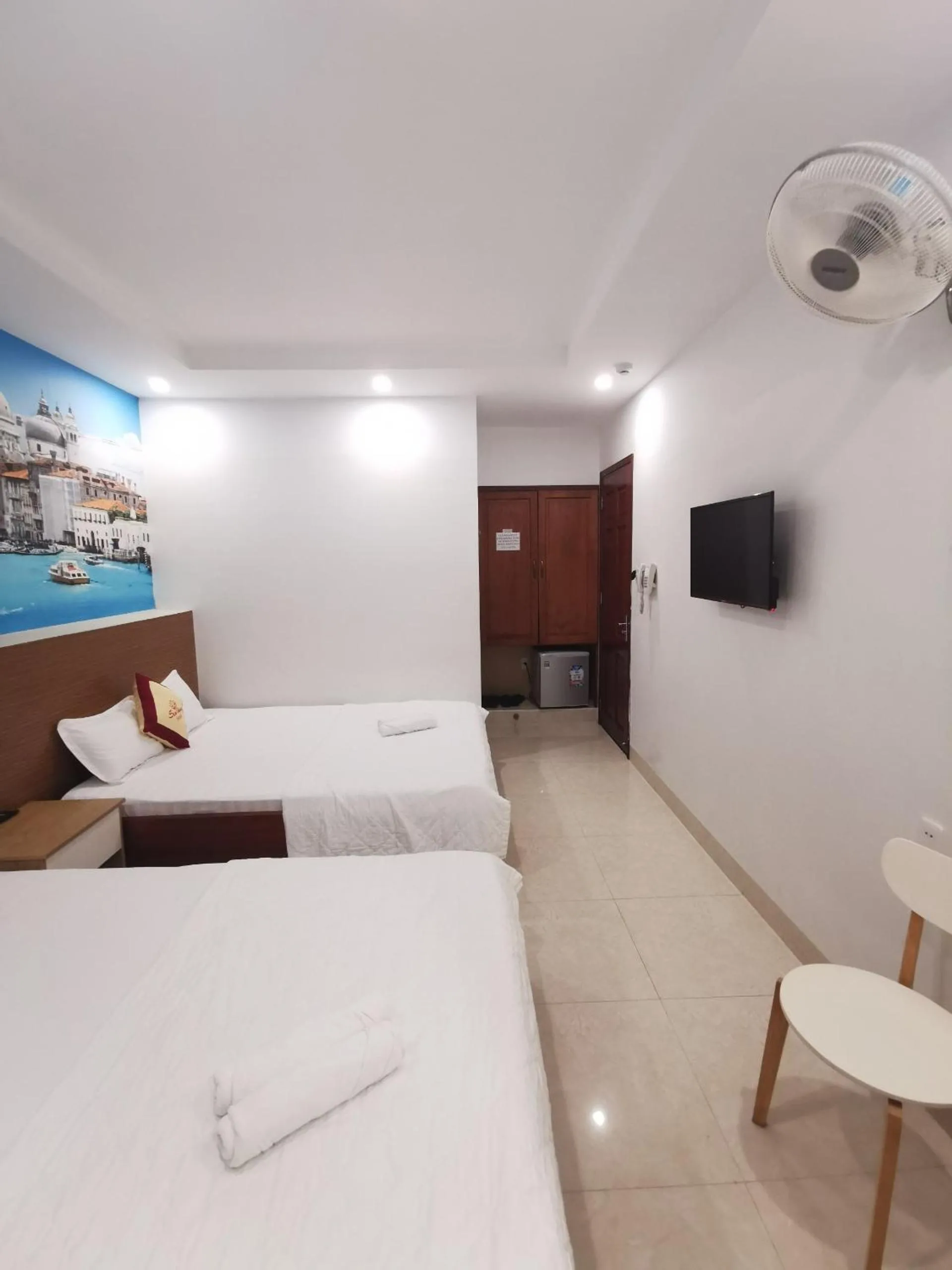 Bed in Sen Vàng Hotel