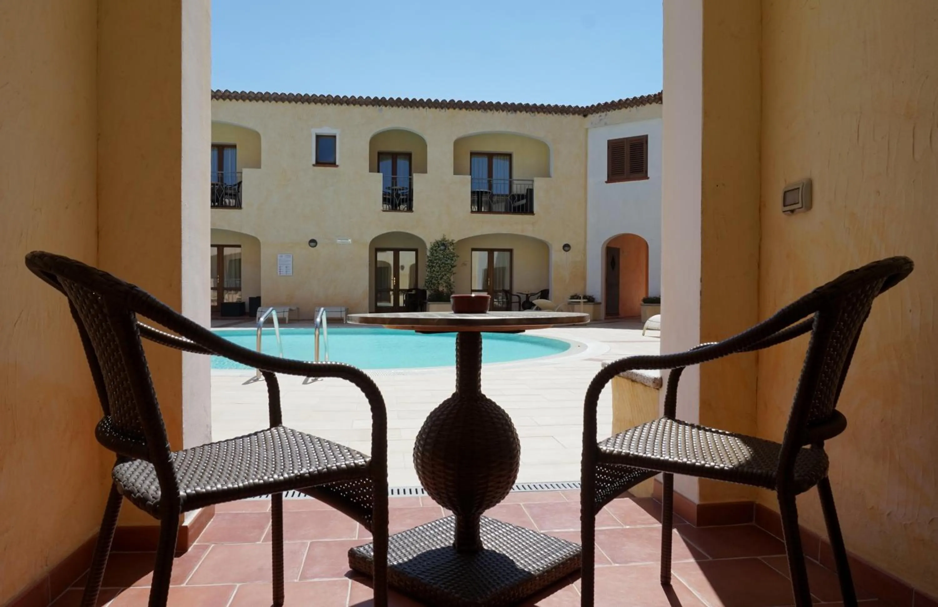 Balcony/Terrace in Hotel Monti Di Mola