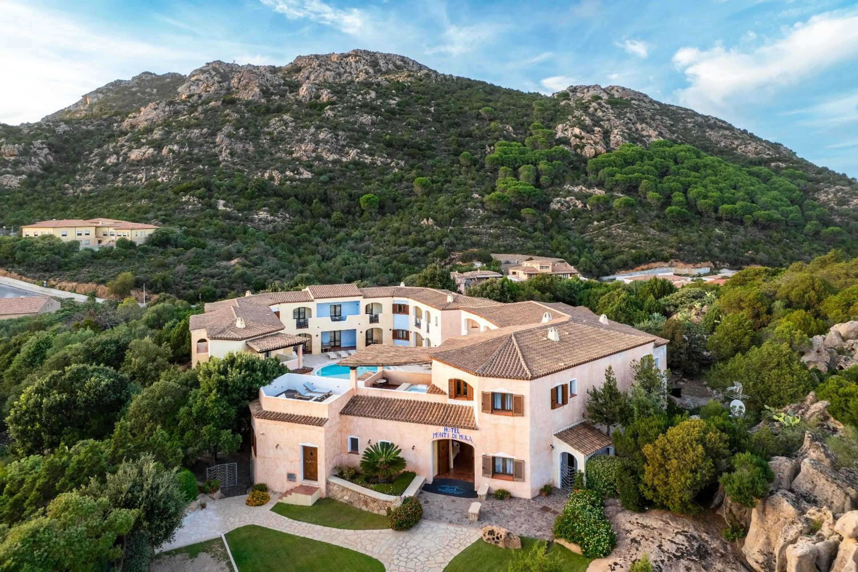 Bird's eye view in Hotel Monti Di Mola