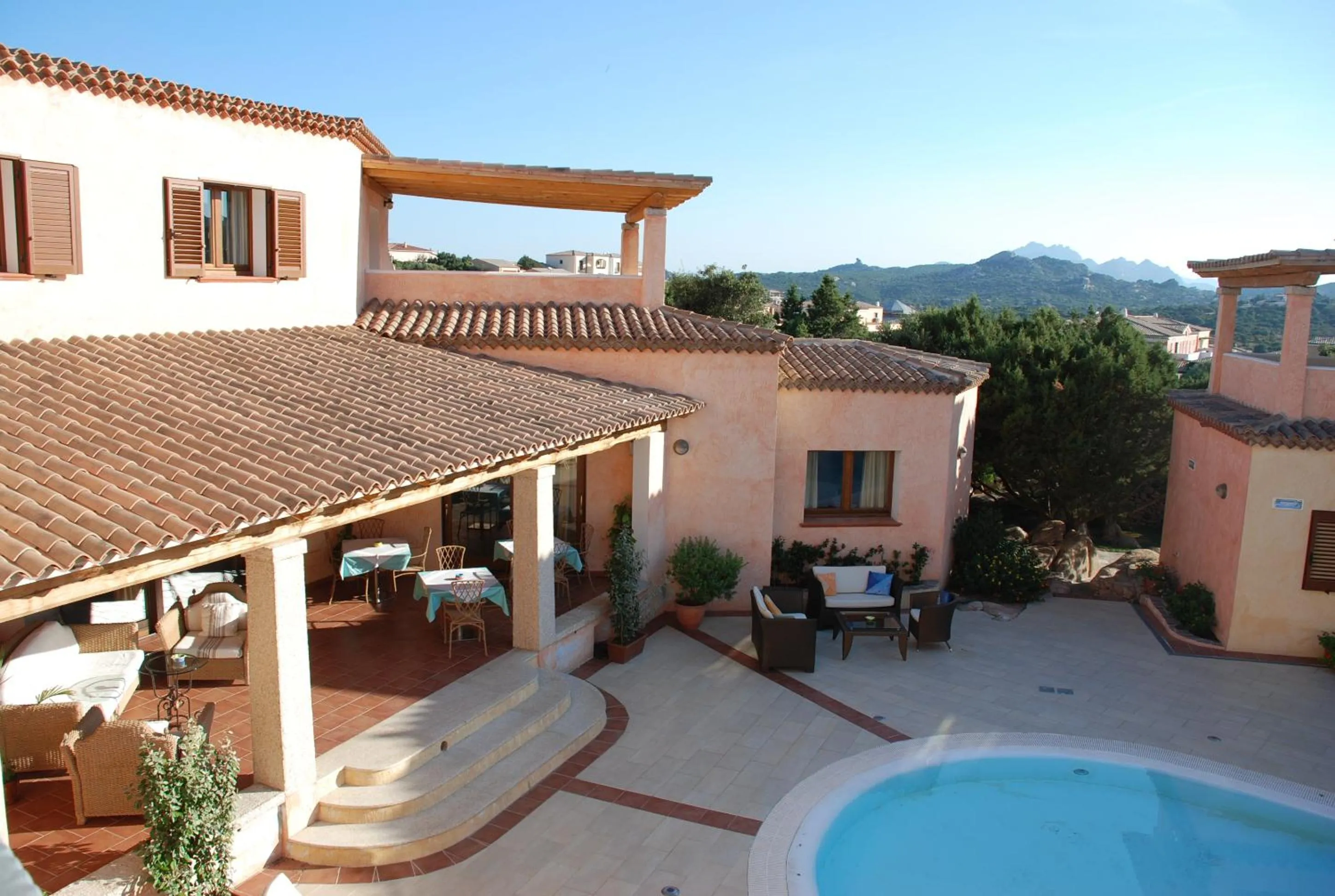 Swimming pool in Hotel Monti Di Mola