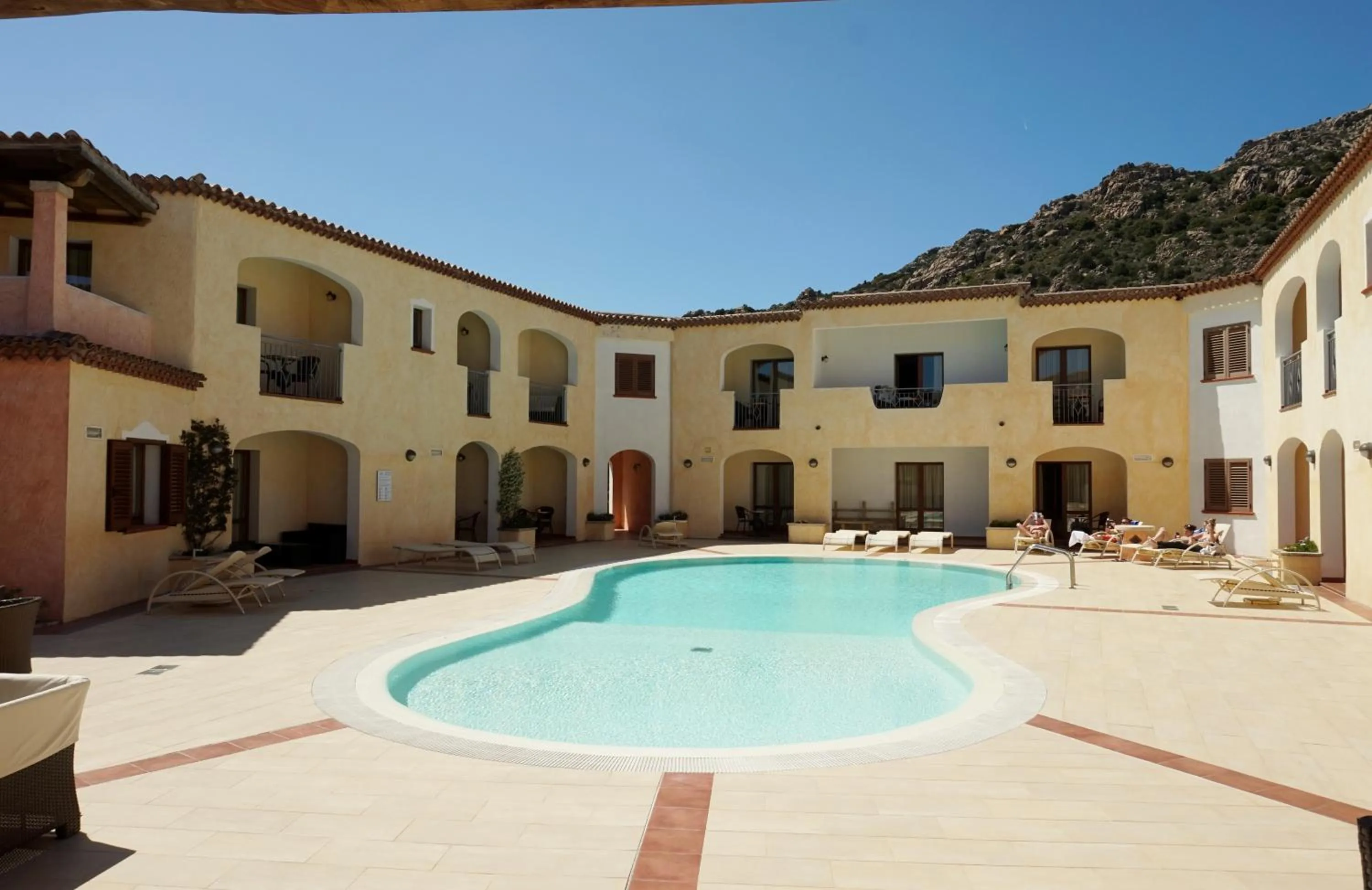 Swimming pool in Hotel Monti Di Mola