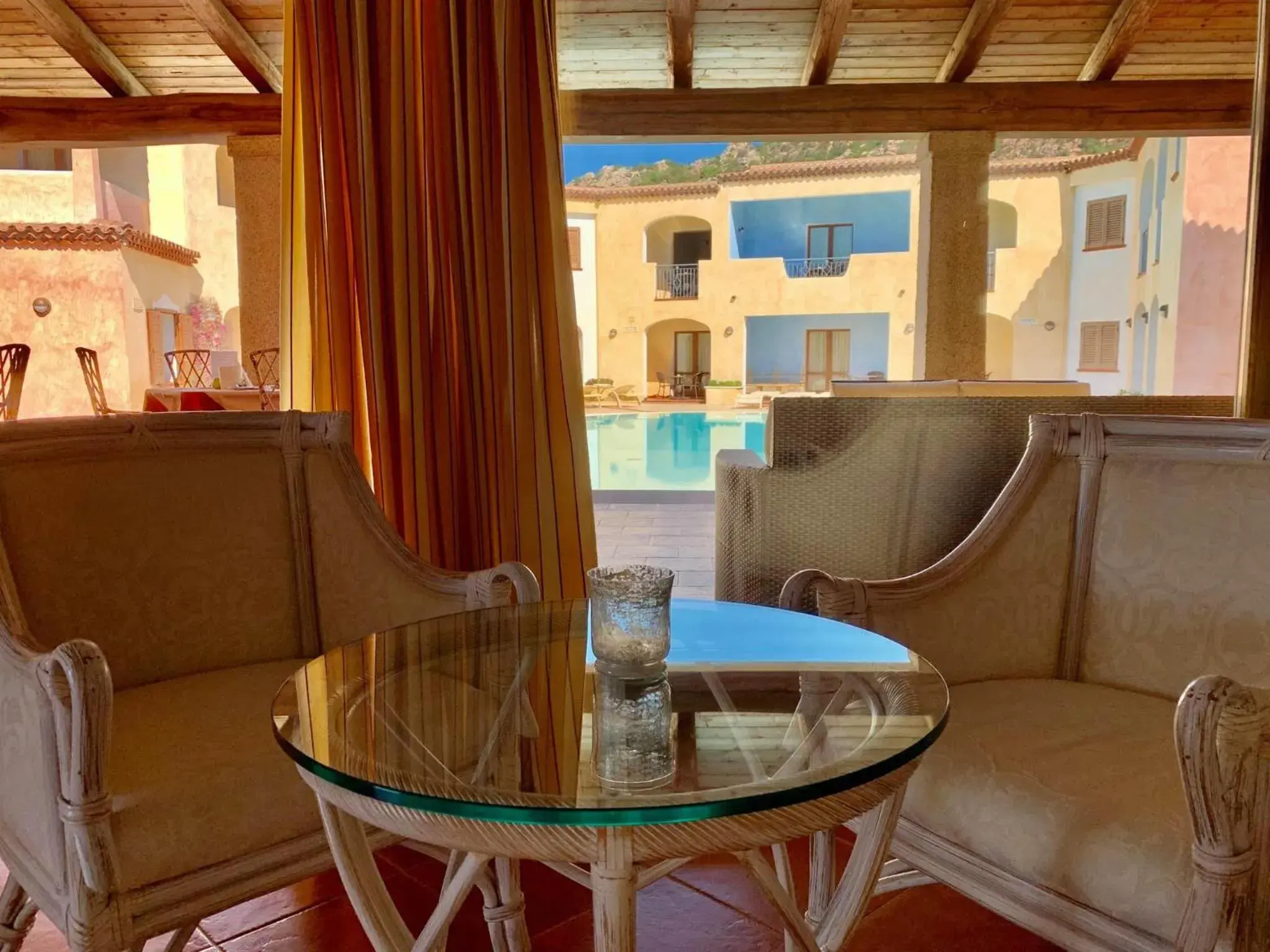 Lobby or reception in Hotel Monti Di Mola Lobby or reception in Hotel Monti Di Mola