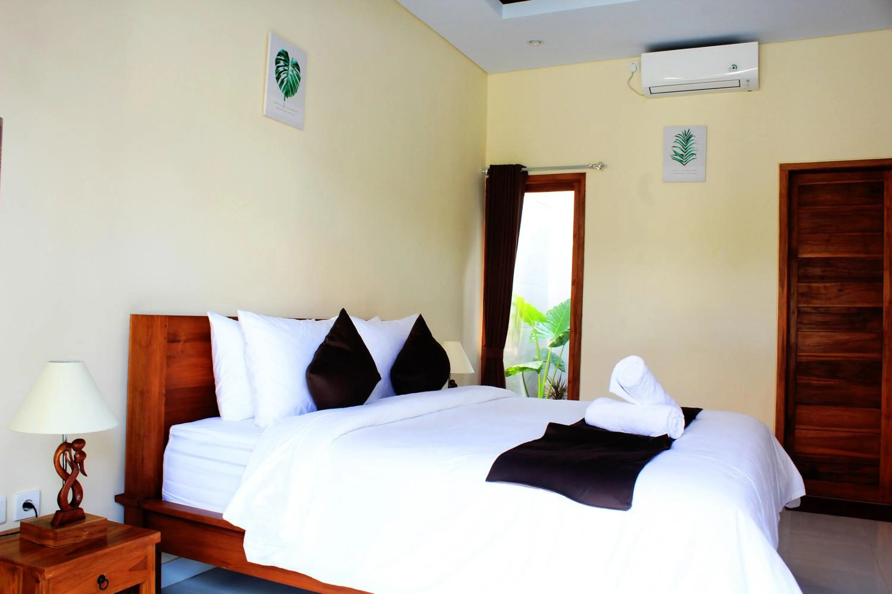 Bed in La Mogi Cottage