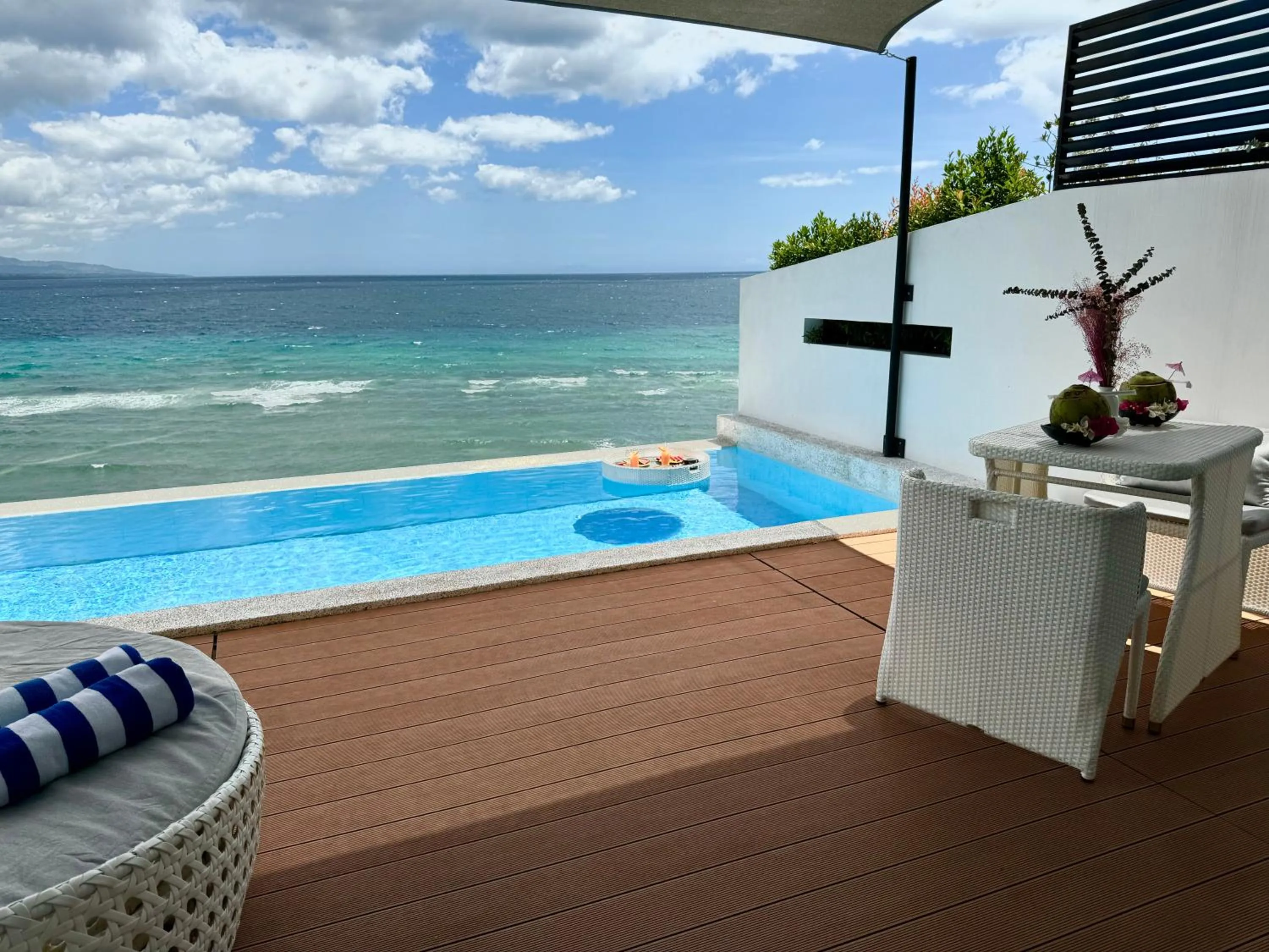 Pool view in Epic Suites Bohol ADULTS ONLY