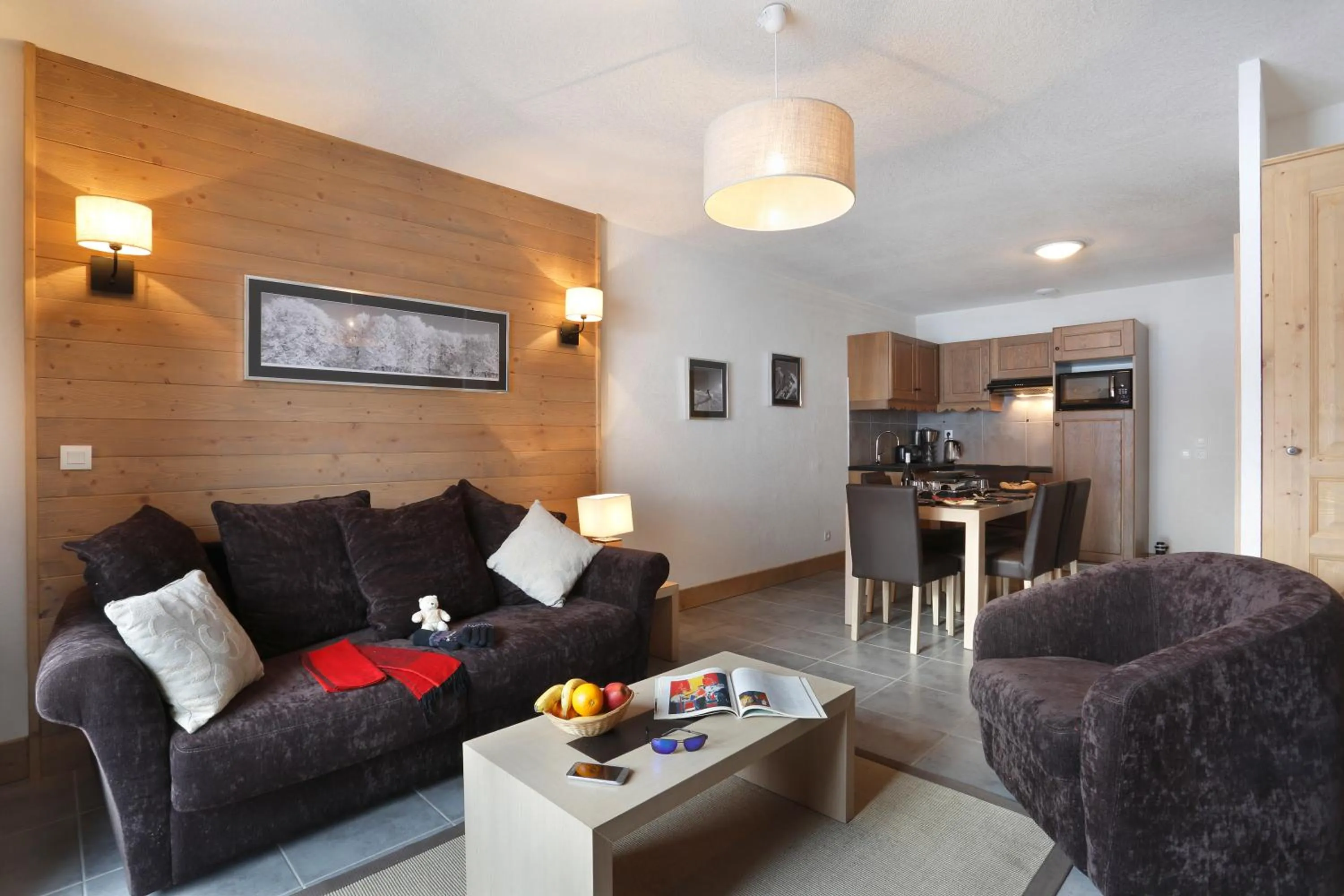 Kitchen or kitchenette in Résidence Néméa Le Grand Ermitage