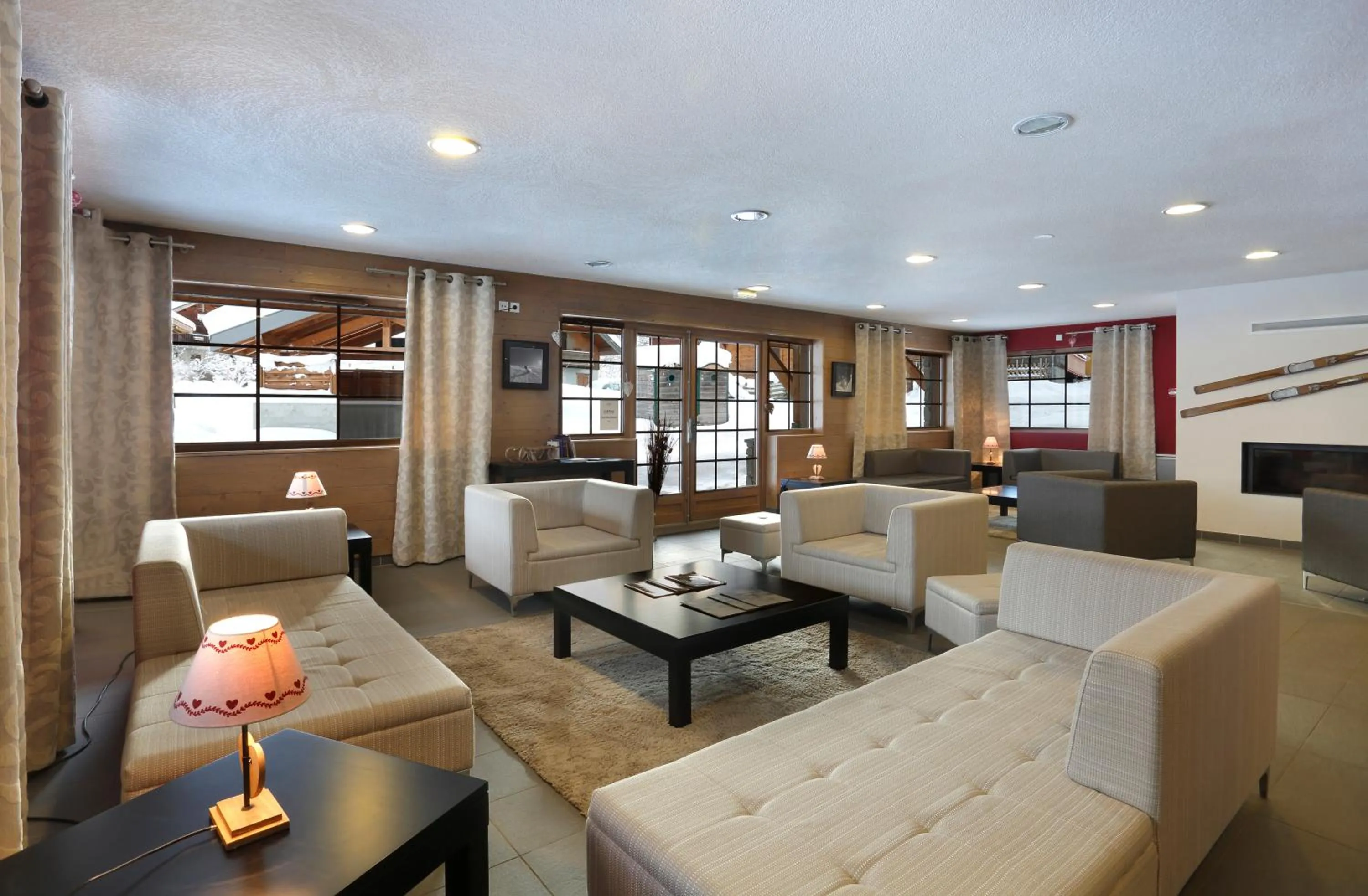 Living room in Résidence Néméa Le Grand Ermitage