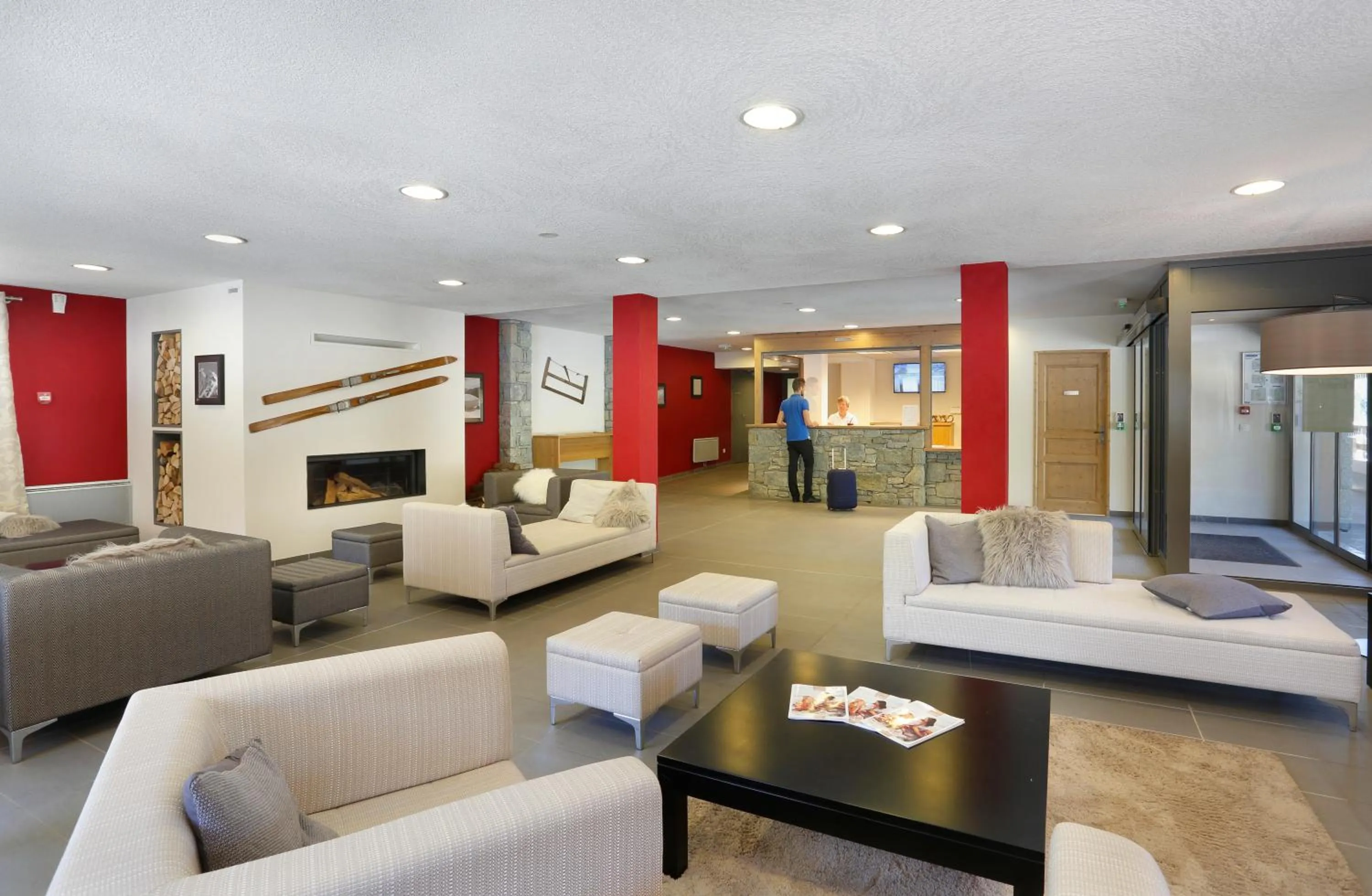 Lobby or reception in Résidence Néméa Le Grand Ermitage