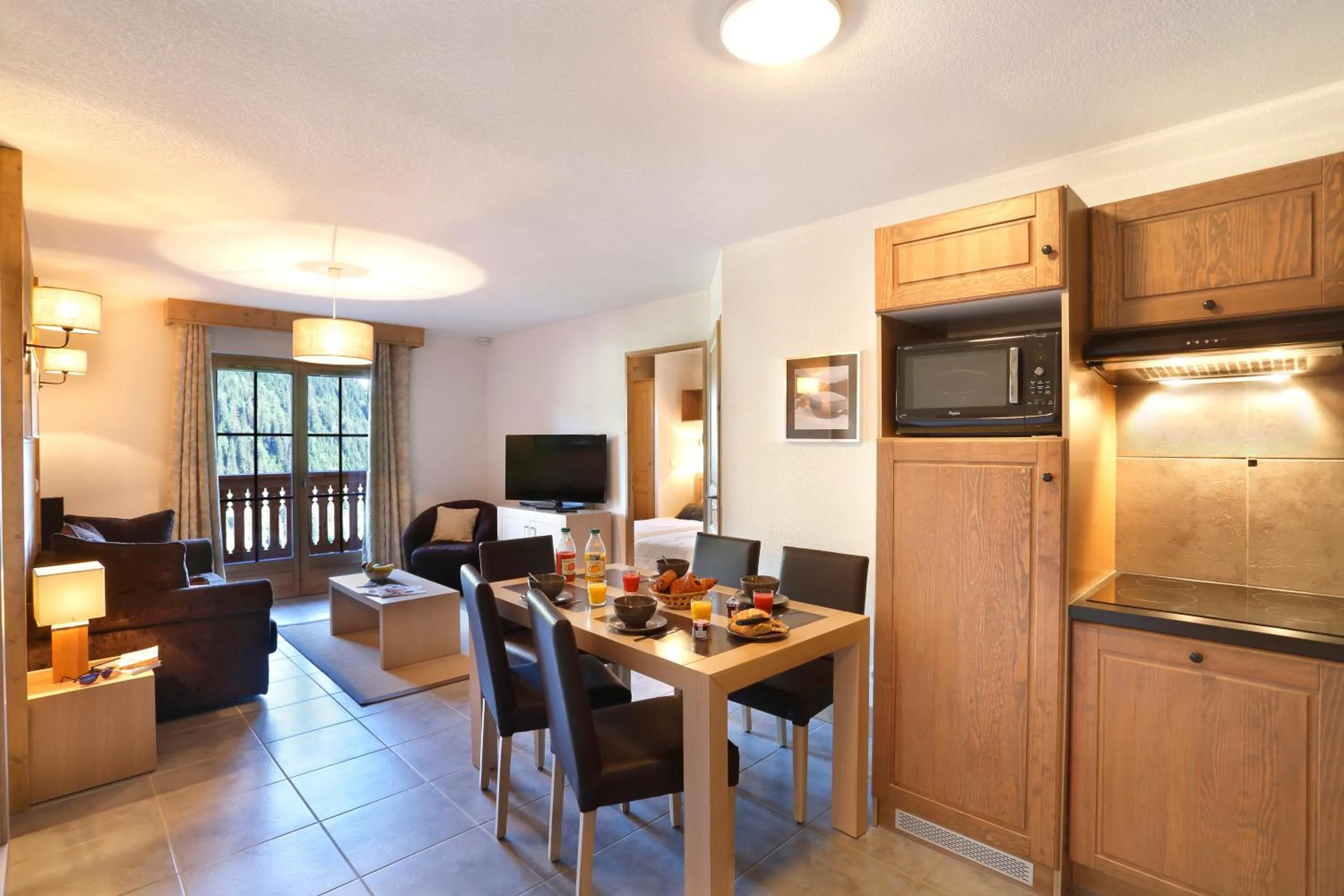 Balcony/Terrace in Résidence Néméa Le Grand Ermitage