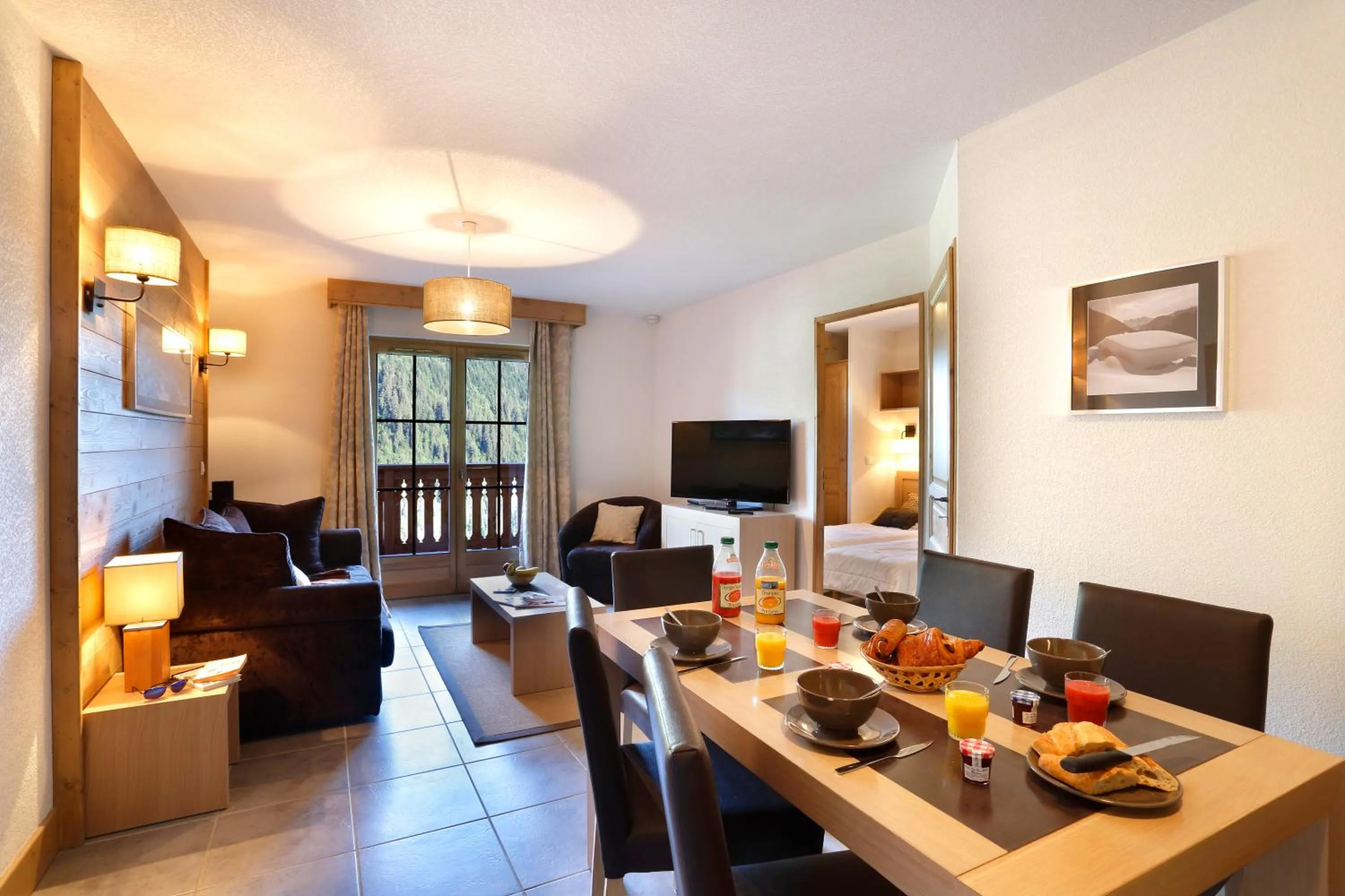 Balcony/Terrace in Résidence Néméa Le Grand Ermitage