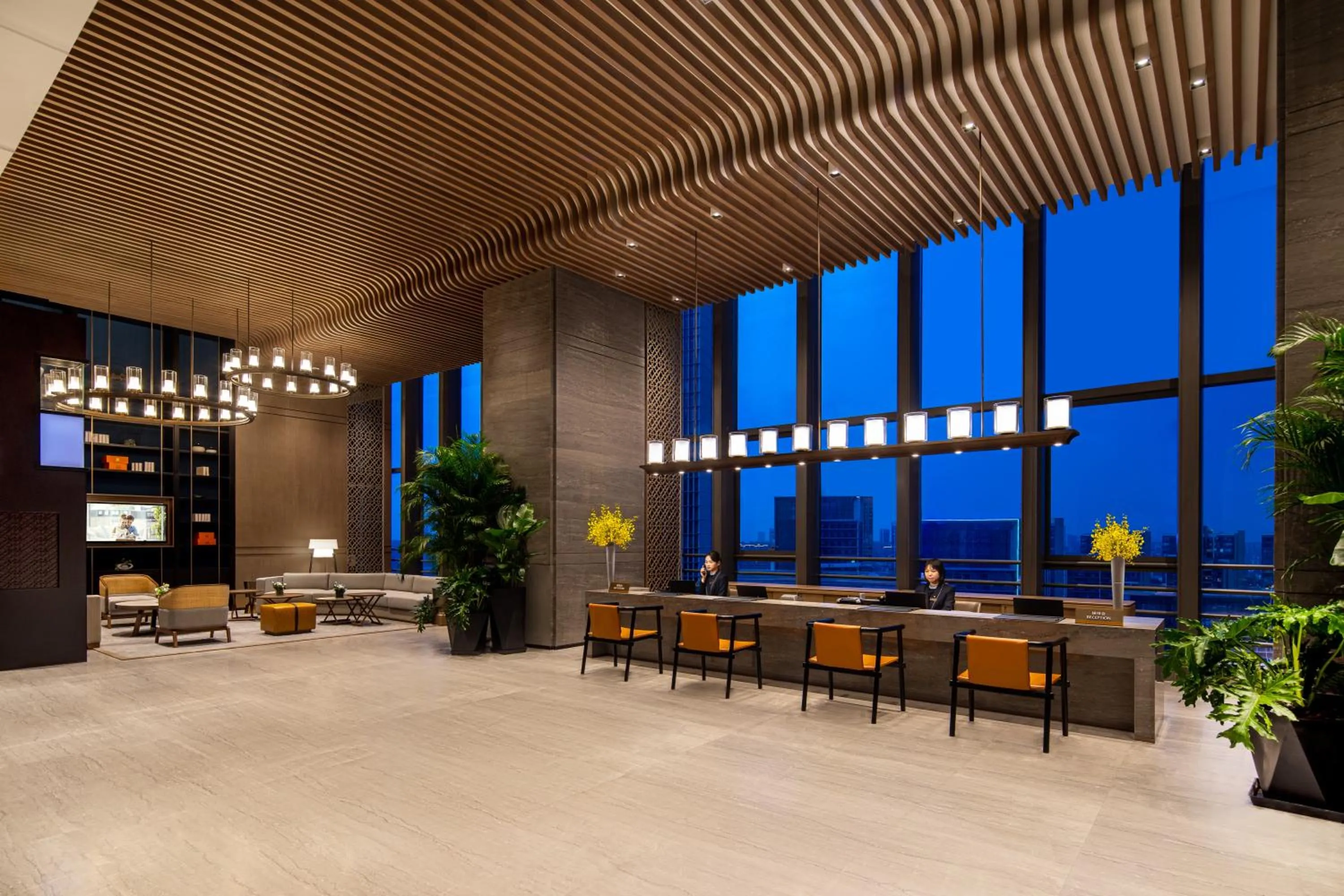 Lobby or reception in Ascott M-City Foshan