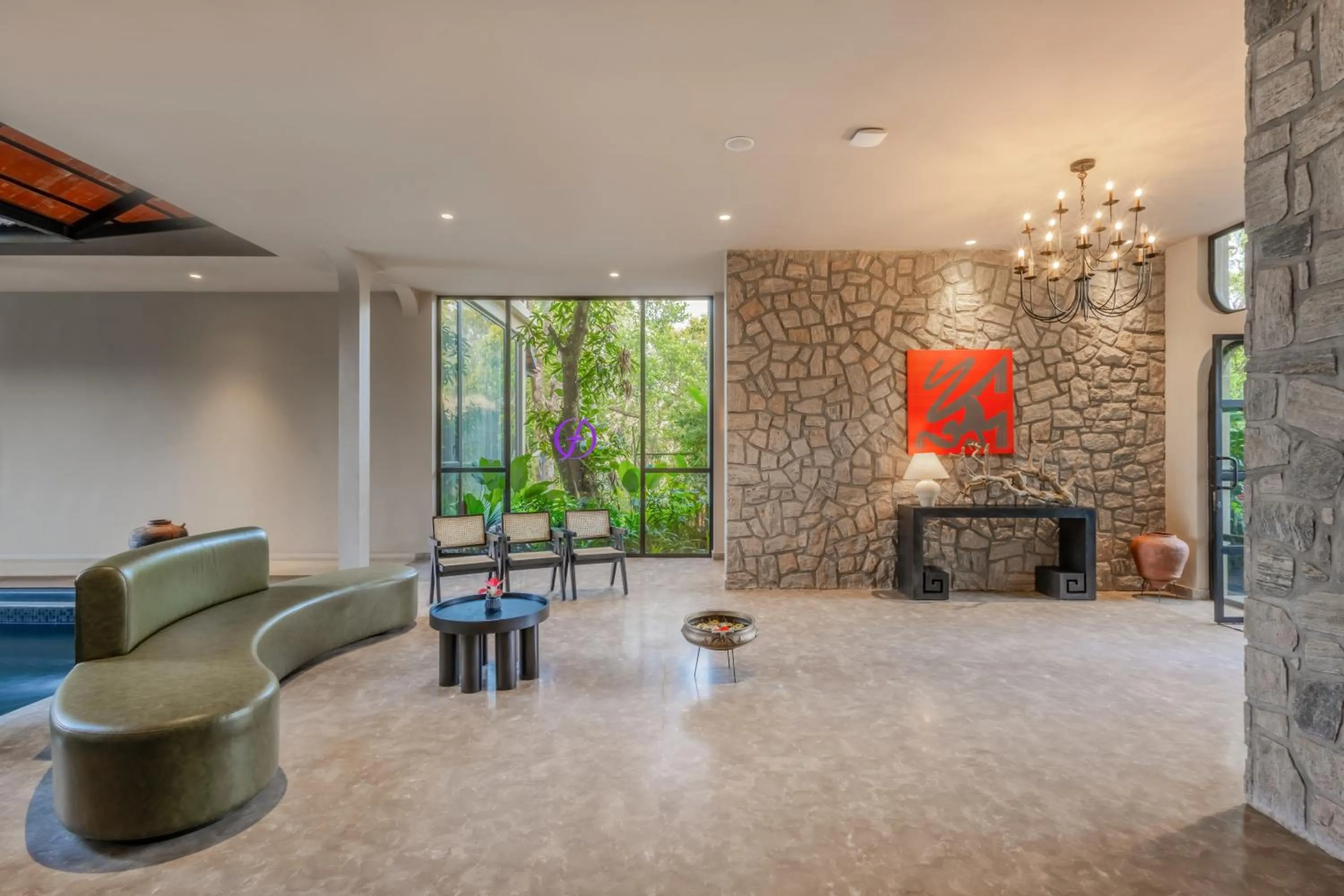 Lobby or reception in Flora Vythiri Resort Wayanad