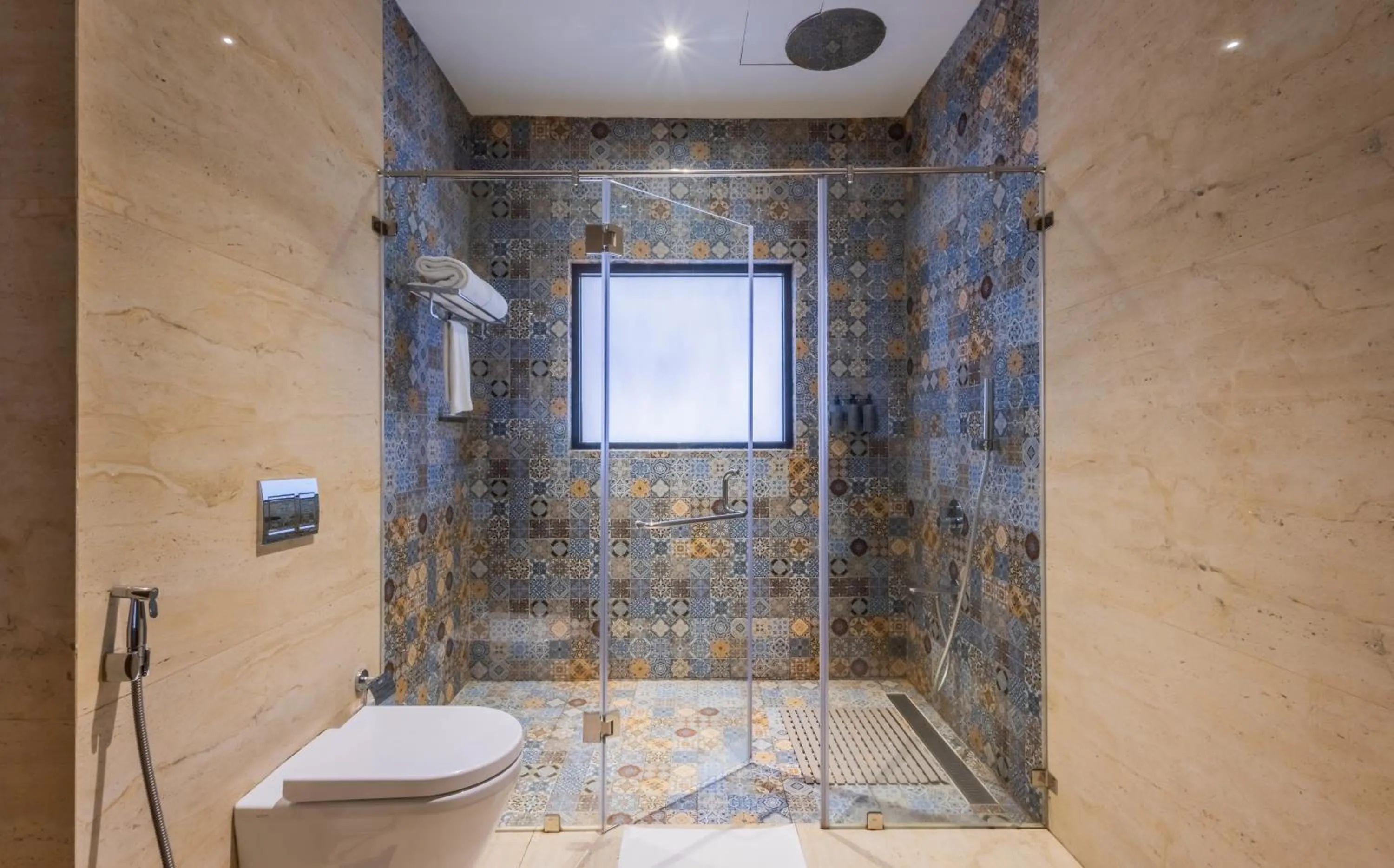 Shower in Flora Vythiri Resort Wayanad