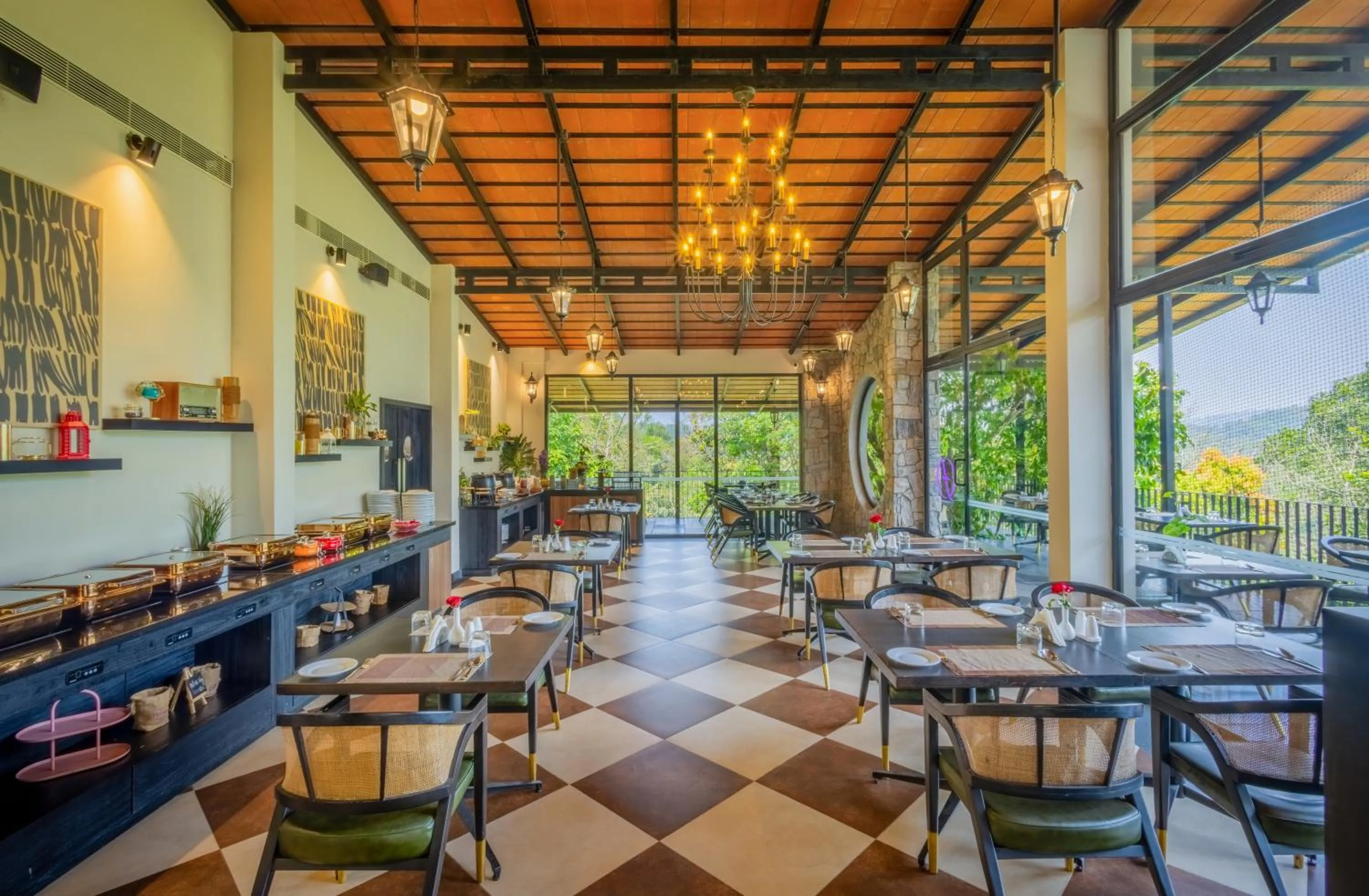 Restaurant/places to eat in Flora Vythiri Resort Wayanad