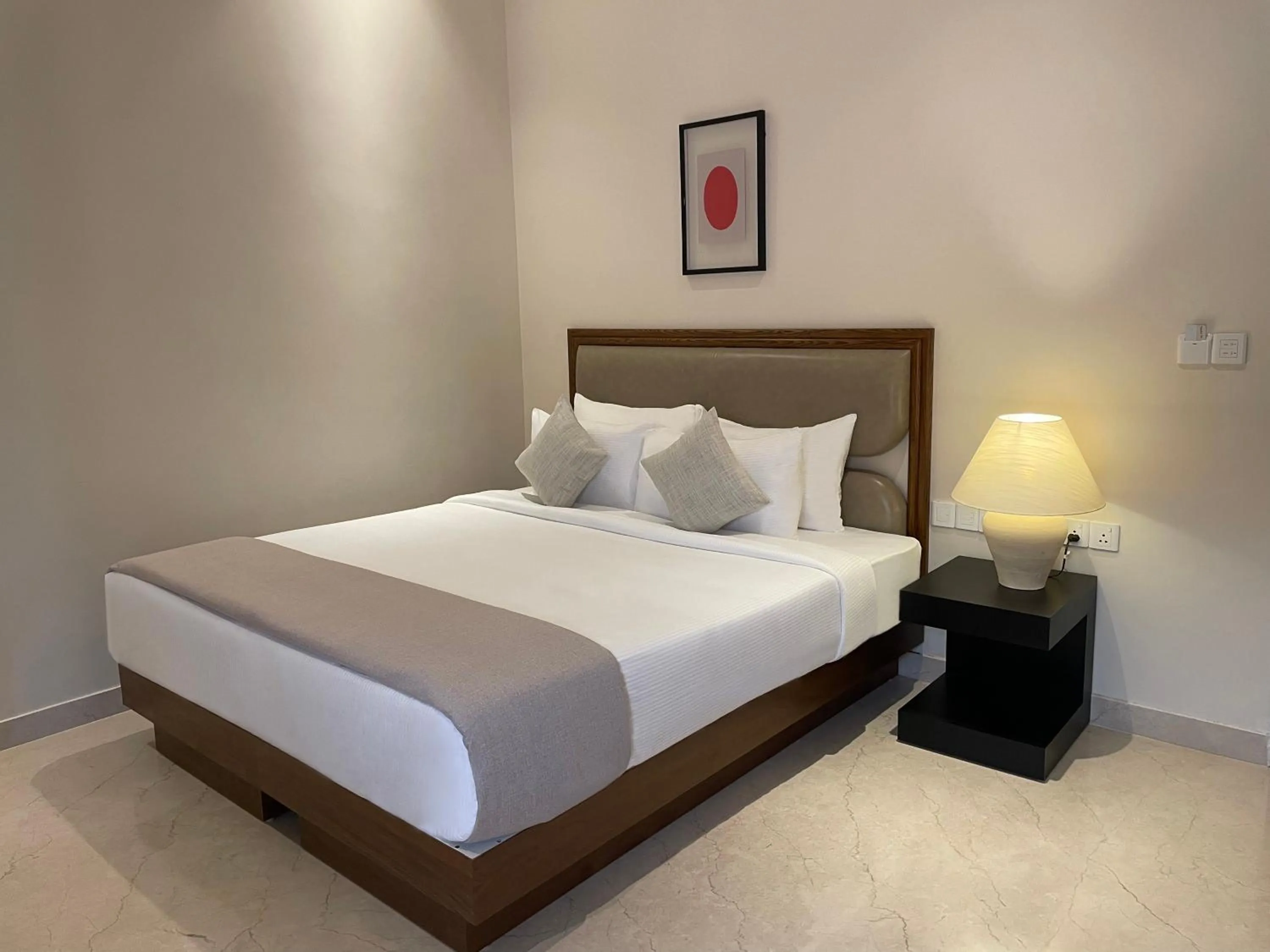 Bed in Flora Vythiri Resort Wayanad