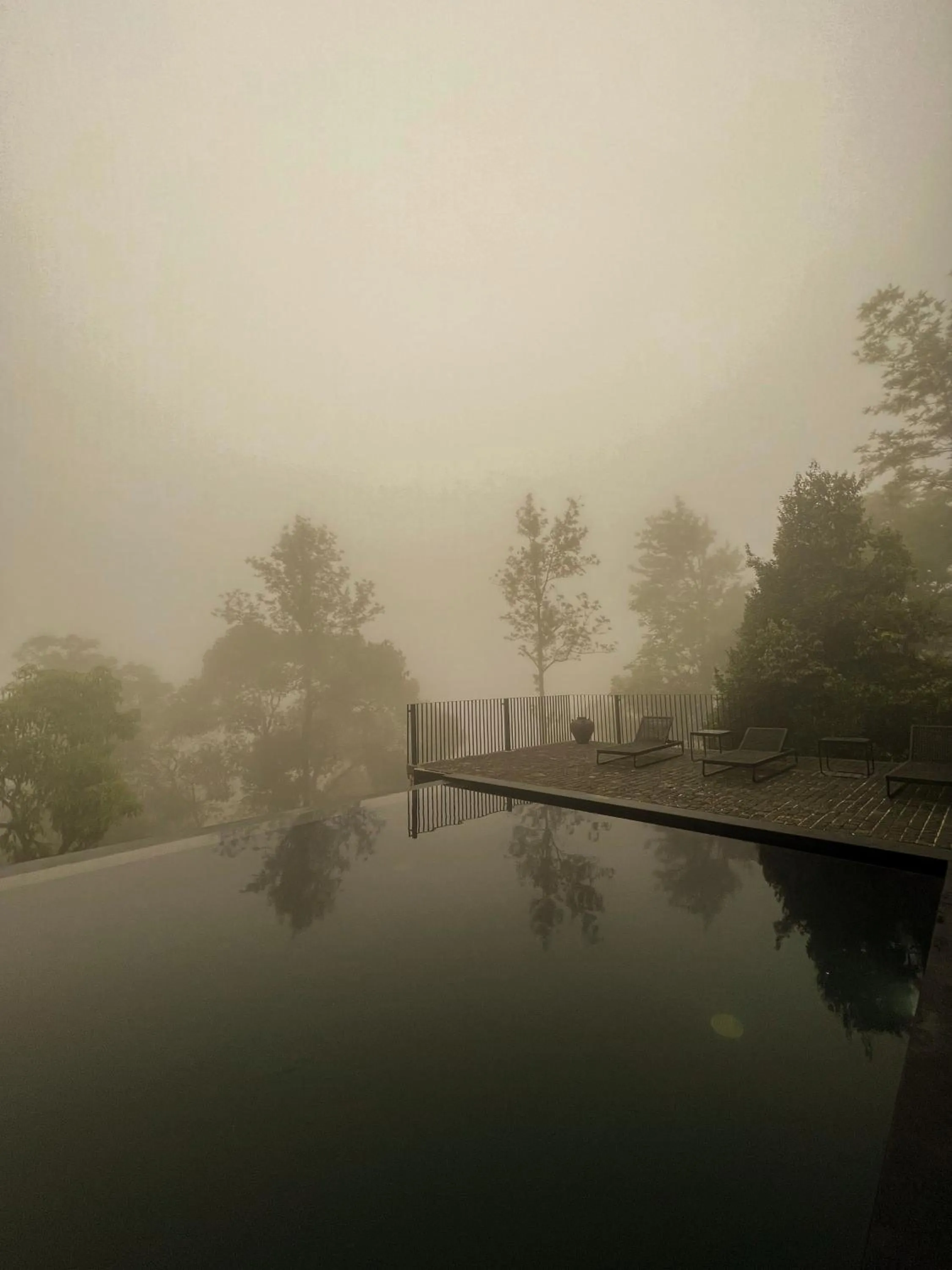 Swimming pool in Flora Vythiri Resort Wayanad