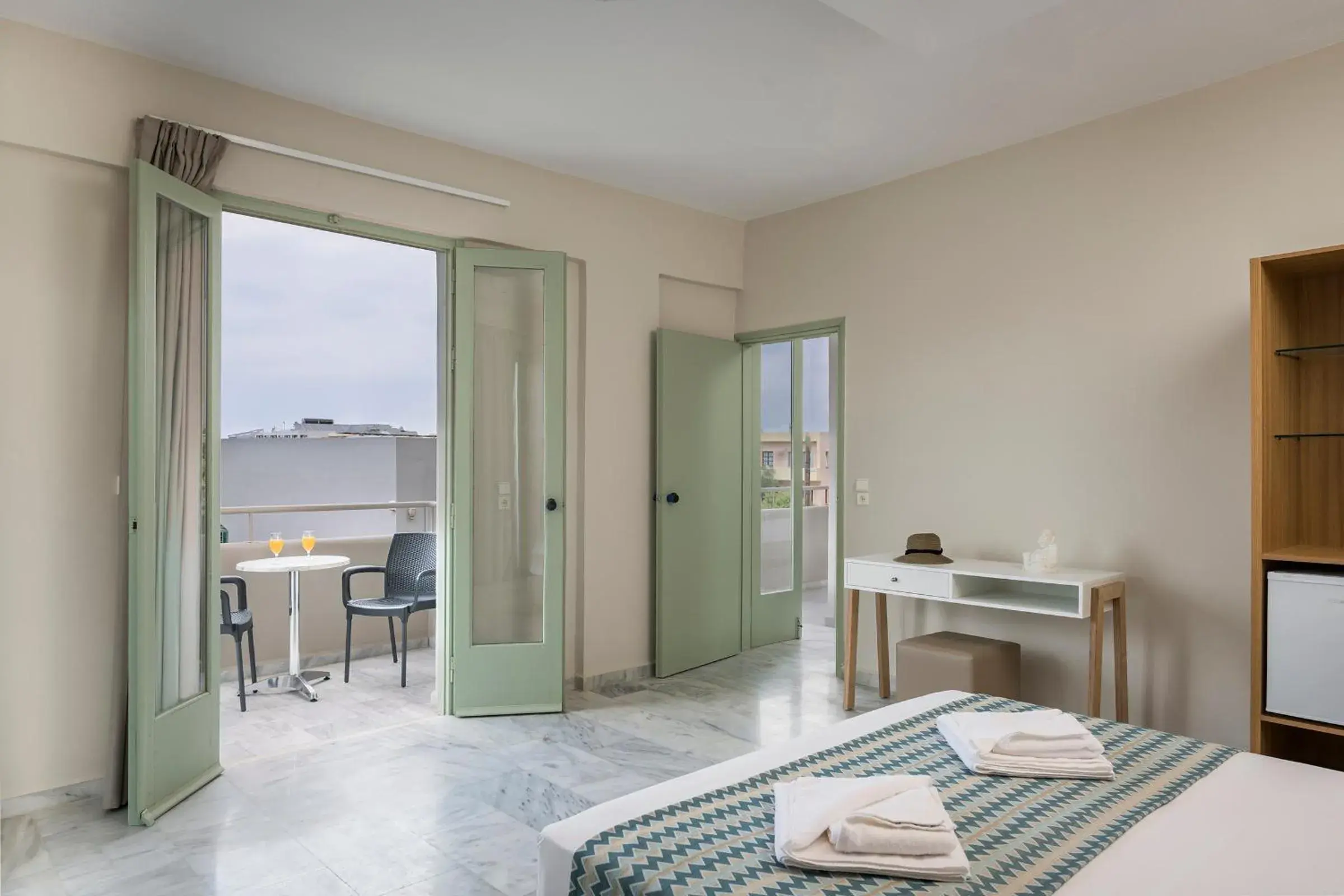 View (from property/room), Bed in Summer Beach Hotel View (from property/room), Bed in Summer Beach Hotel