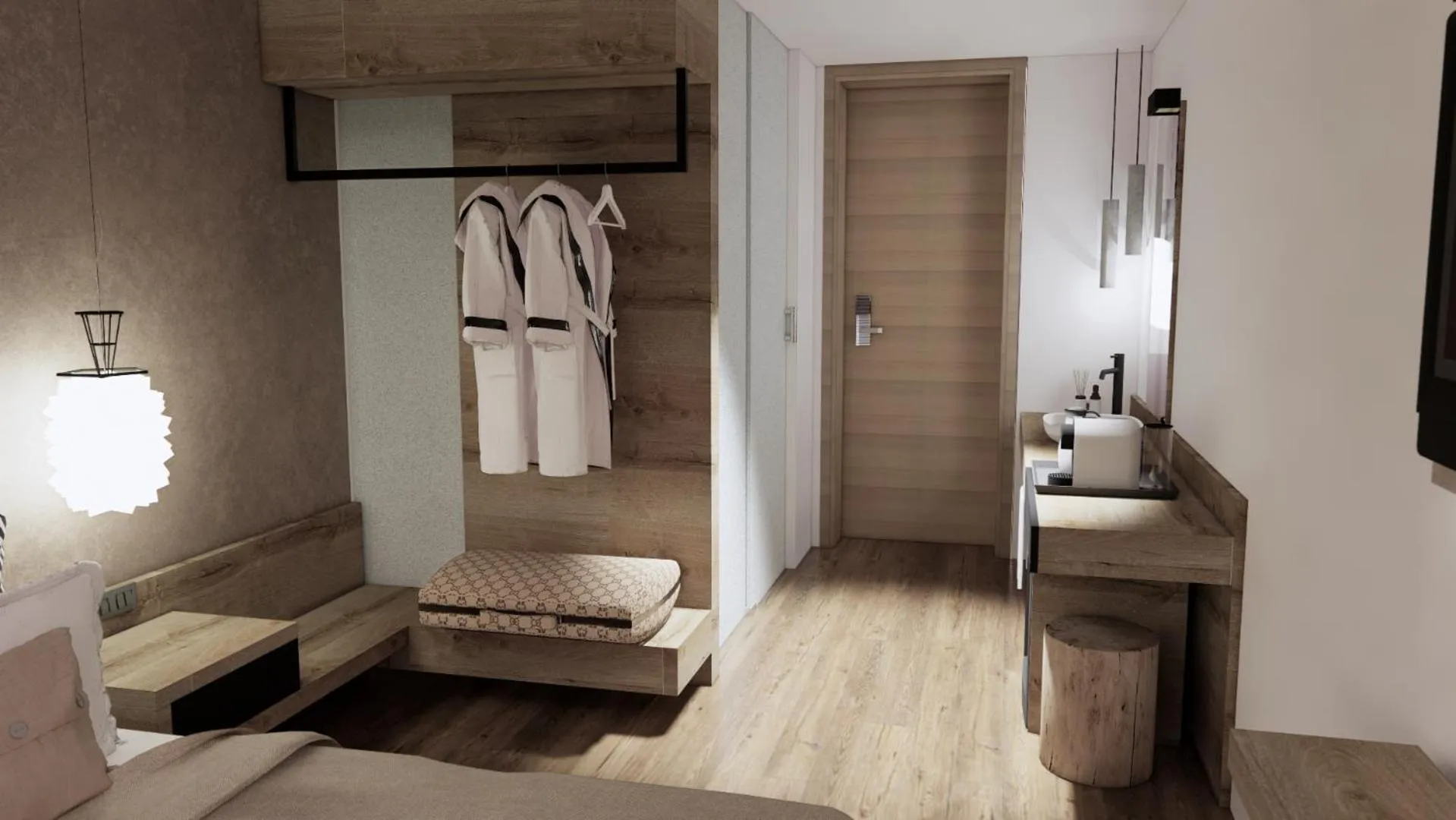 wardrobe in Summer Beach Hotel