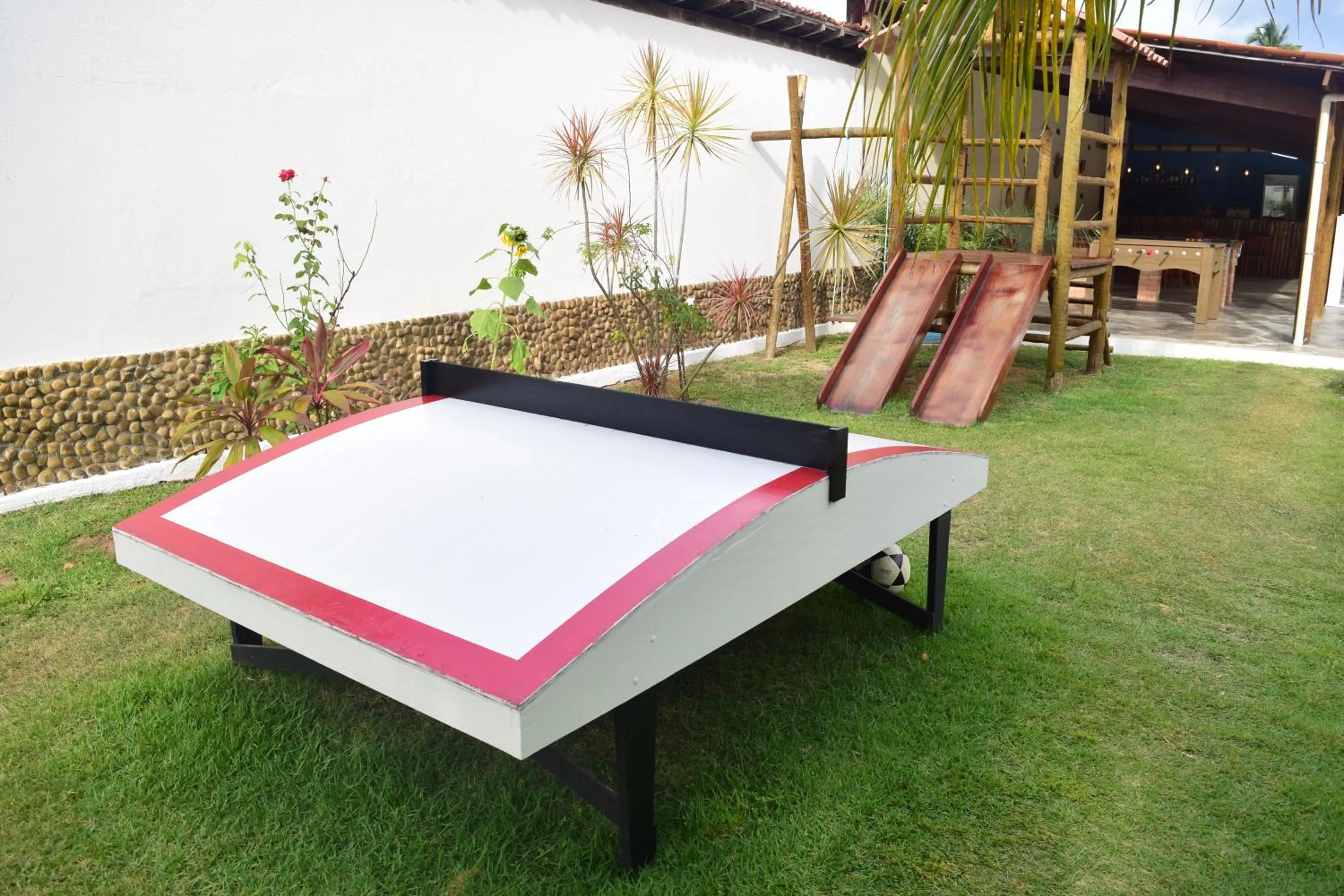 Table tennis in Pousada o Casarão