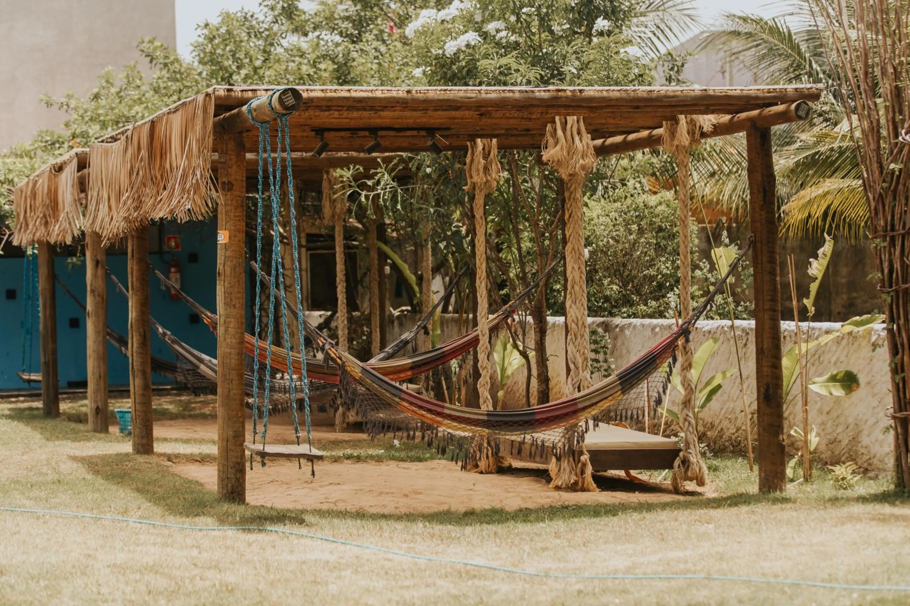 Seating area in Pousada o Casarão