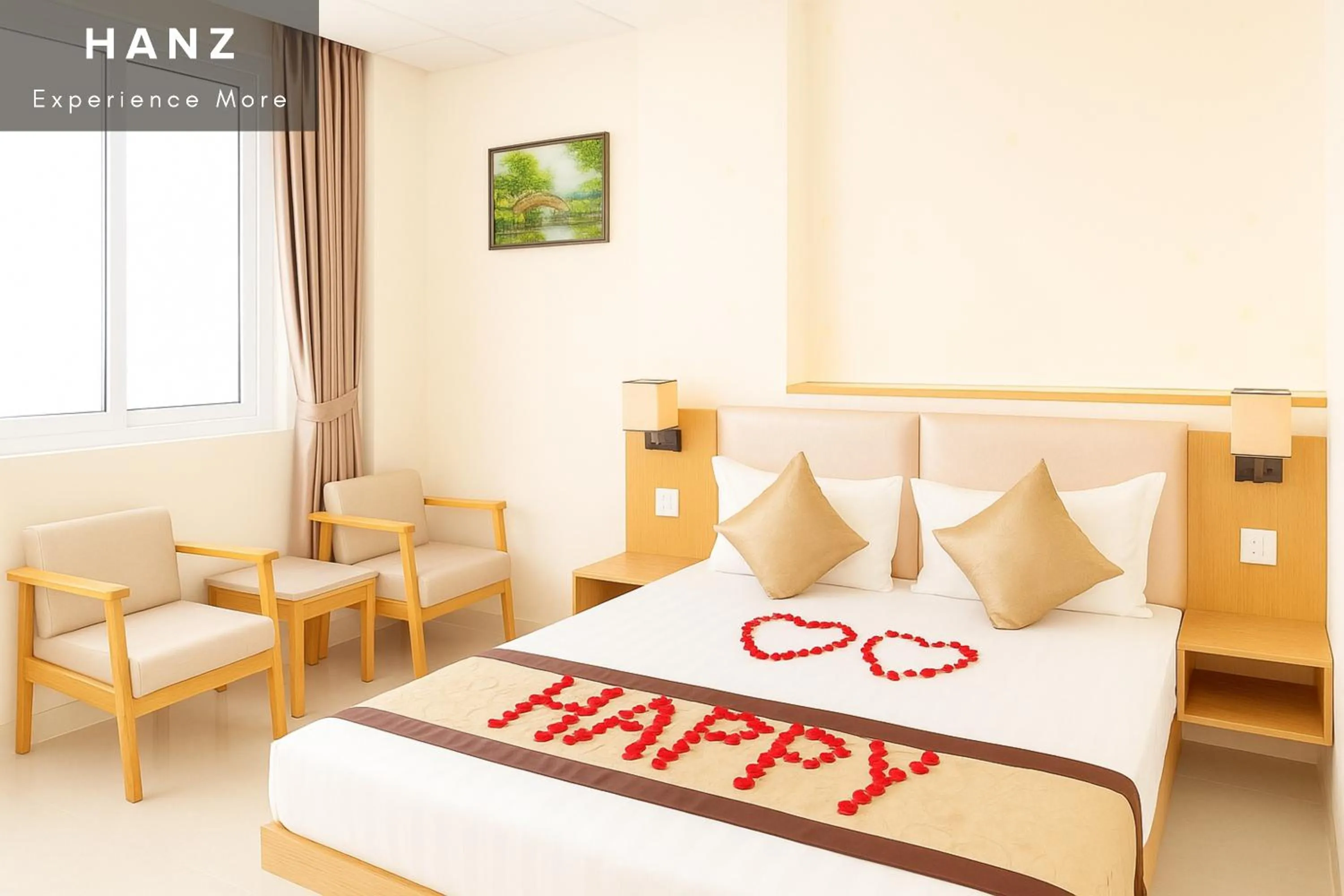 Bed in S79 Happy Hotel 2