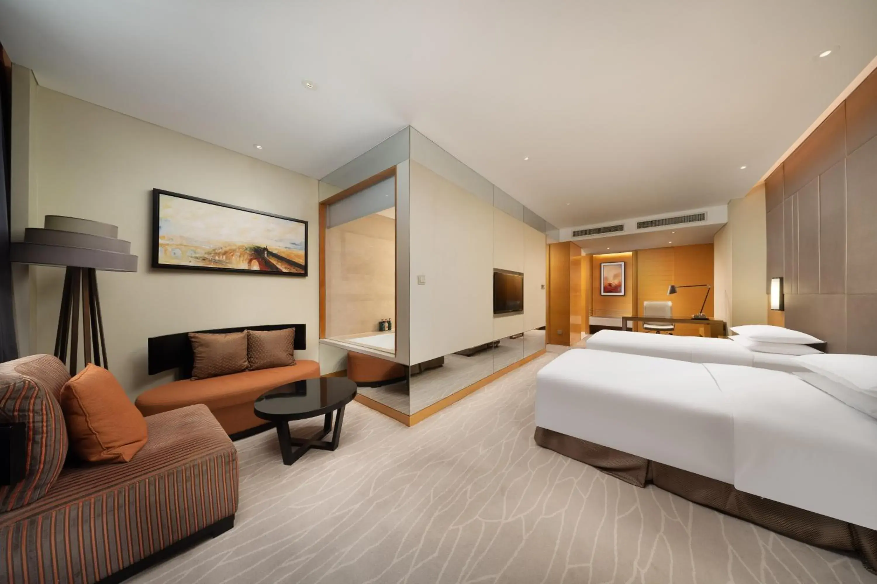 Bedroom, Bed in Crowne Plaza Yangzhou by IHG Bedroom, Bed in Crowne Plaza Yangzhou by IHG