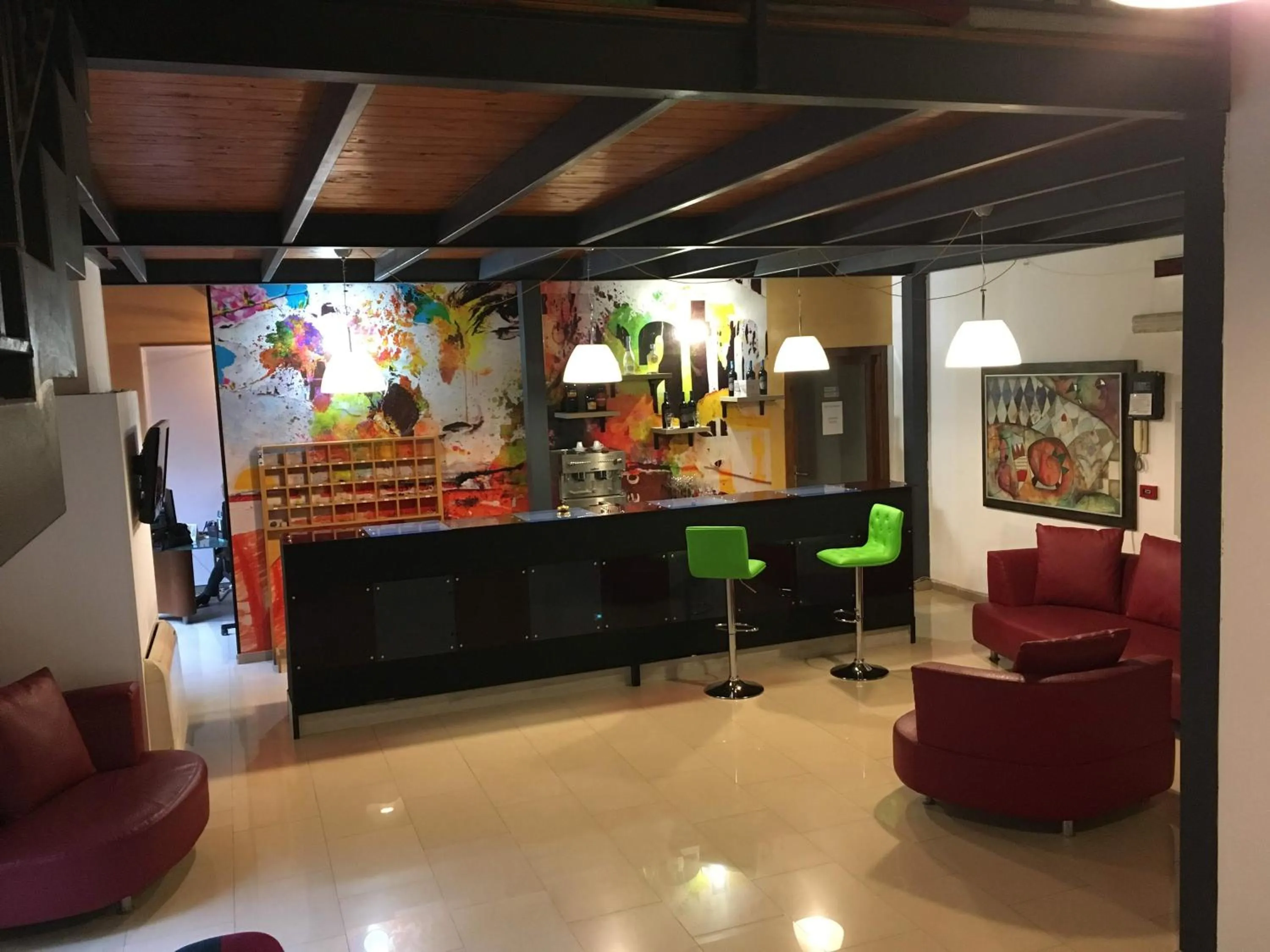 Lobby or reception in Hotel Centrale