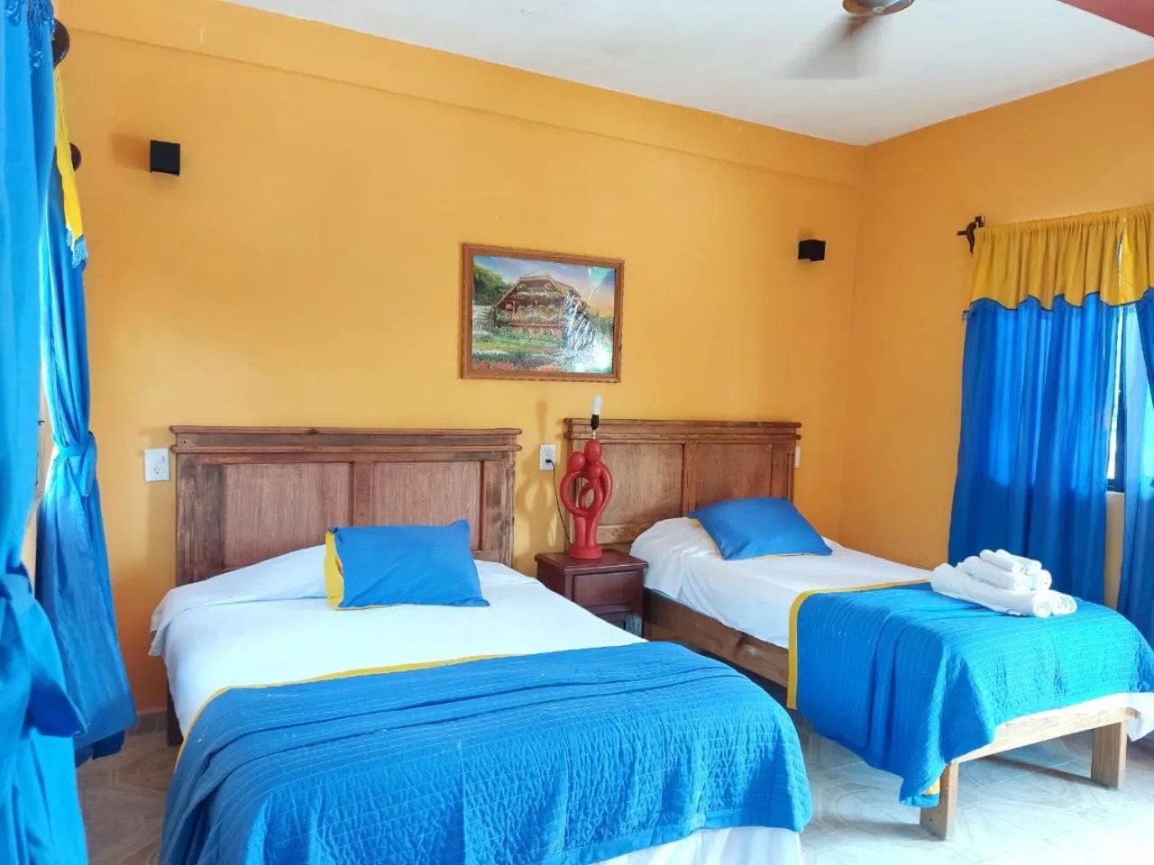 Bedroom, Bed in Hotel Sacbe Coba