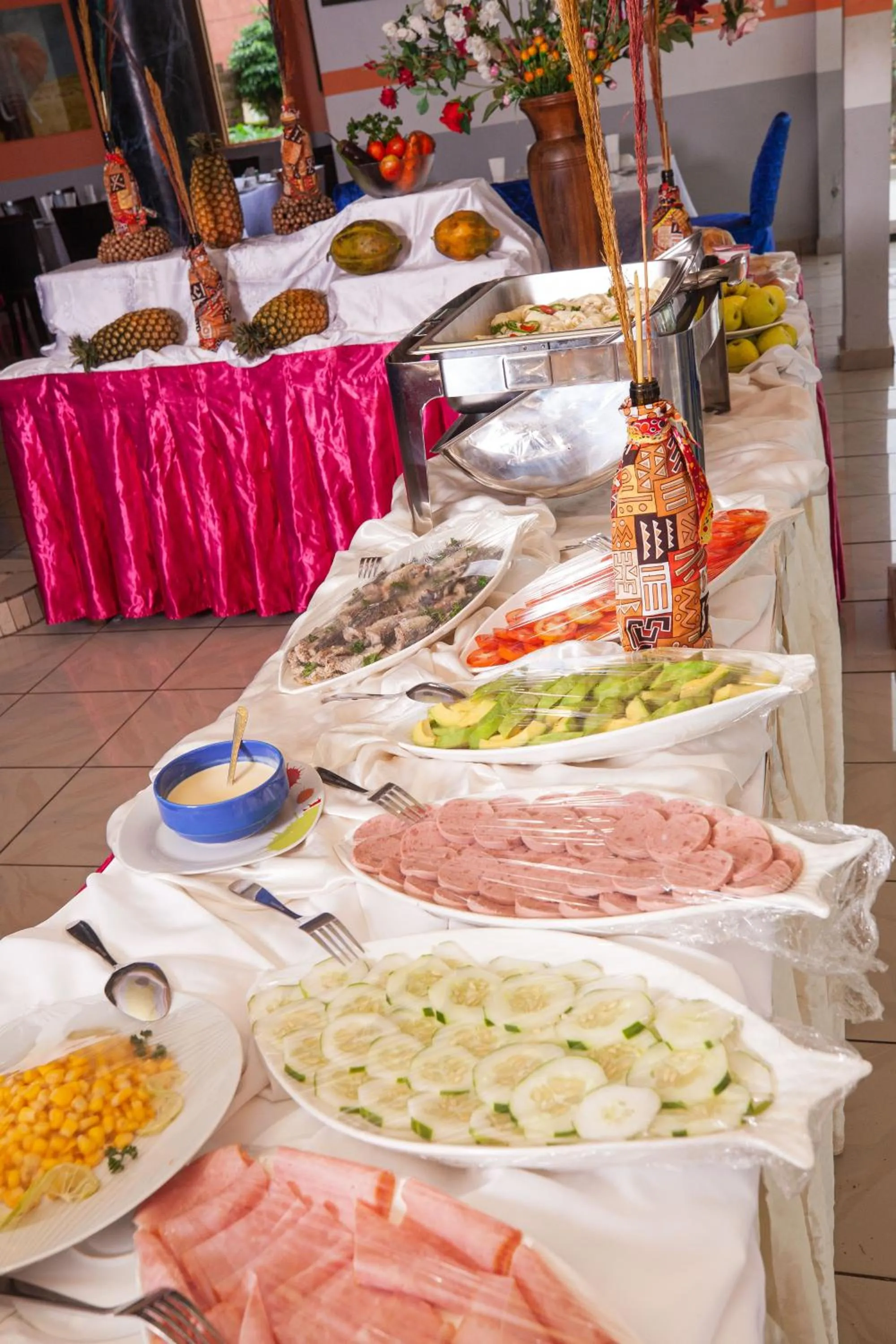 Buffet breakfast in FELICIA HOTEL YAOUNDE