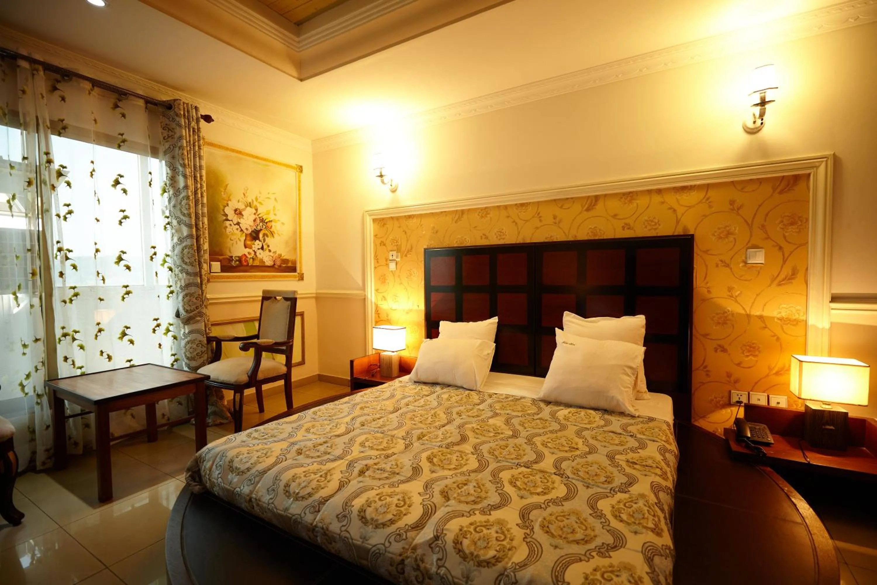 Bed in FELICIA HOTEL YAOUNDE