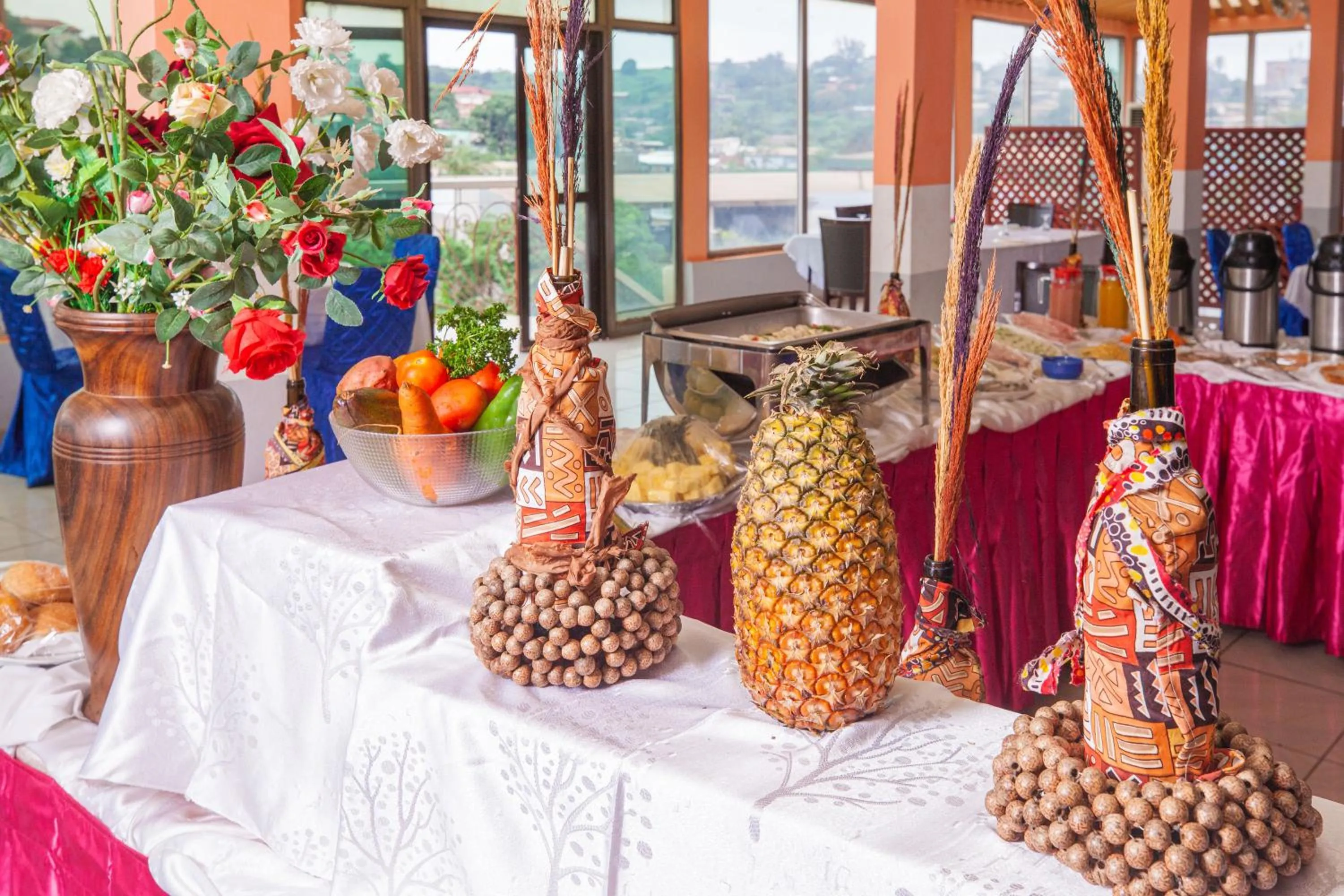 Buffet breakfast in FELICIA HOTEL YAOUNDE