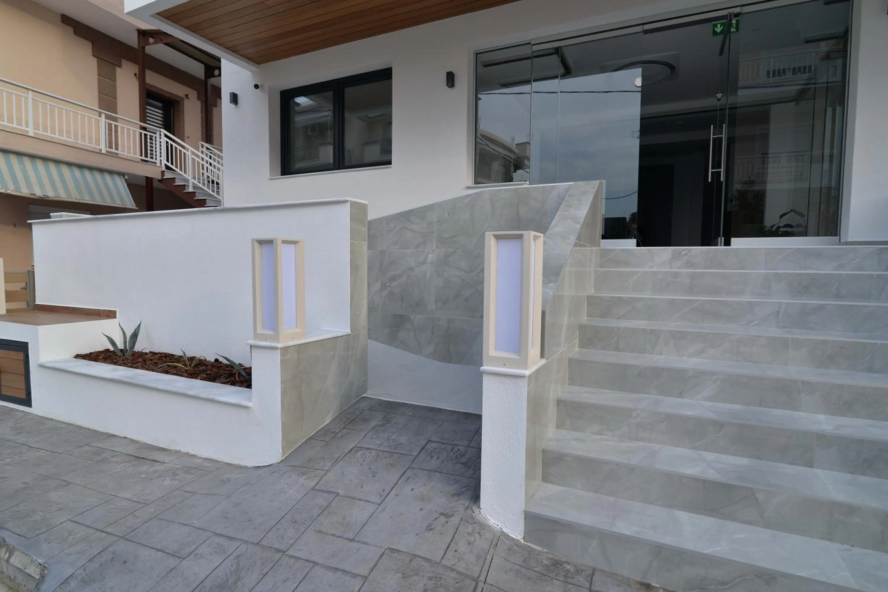 Facade/entrance in Anassa Suites