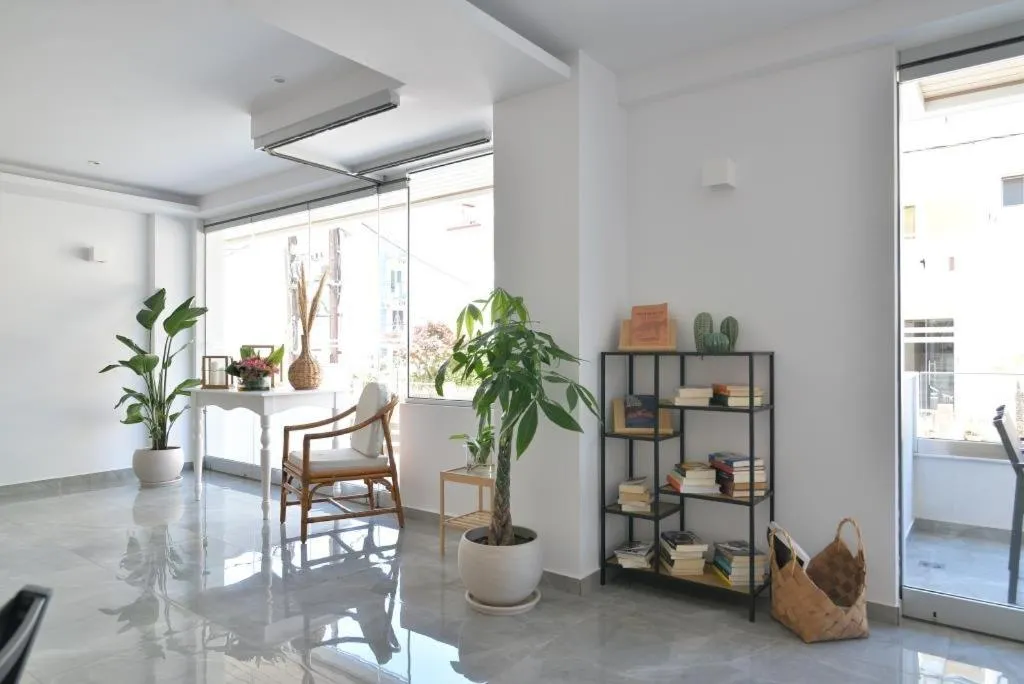 Seating area in Anassa Suites