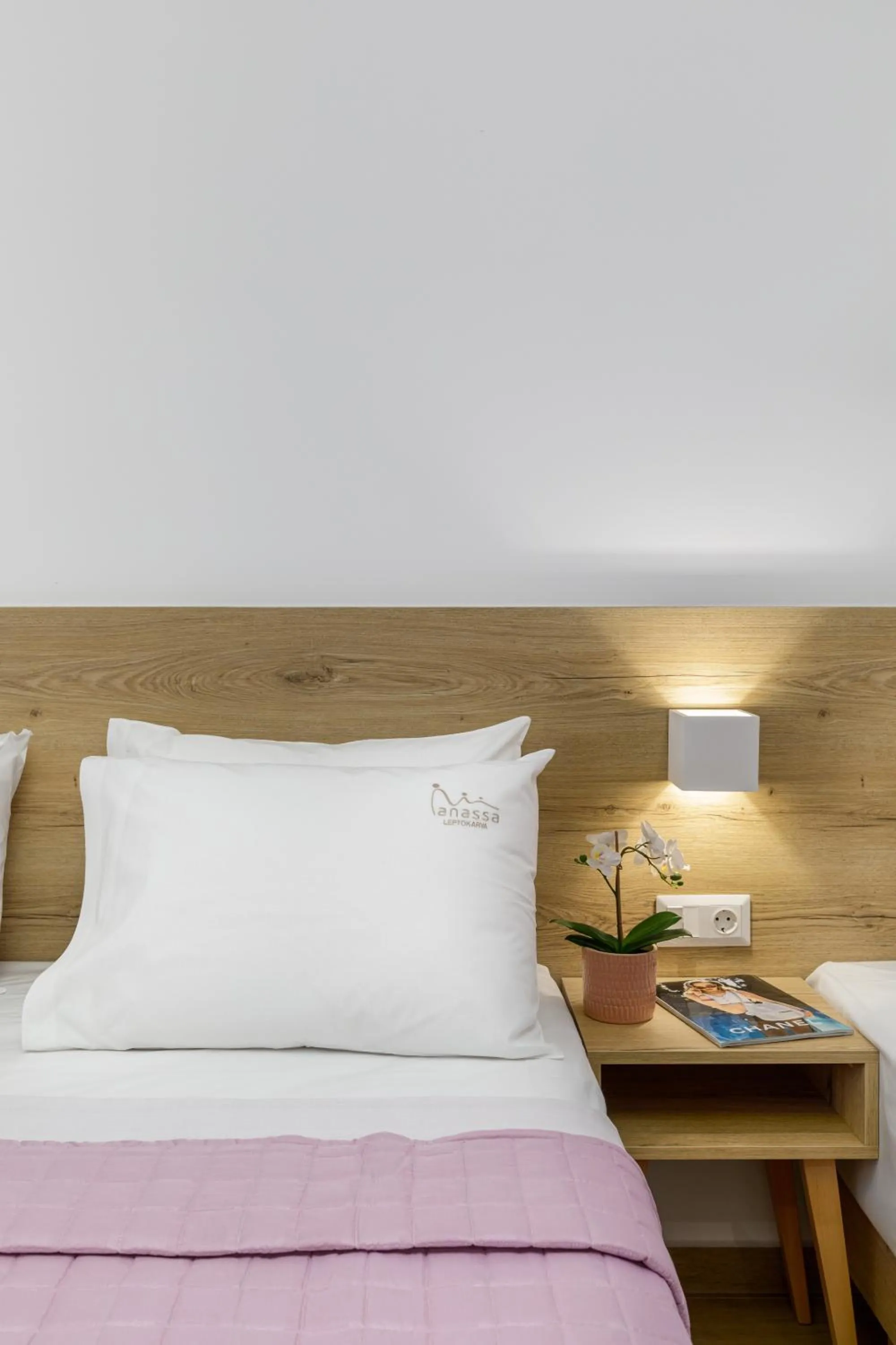 Bed in Anassa Suites