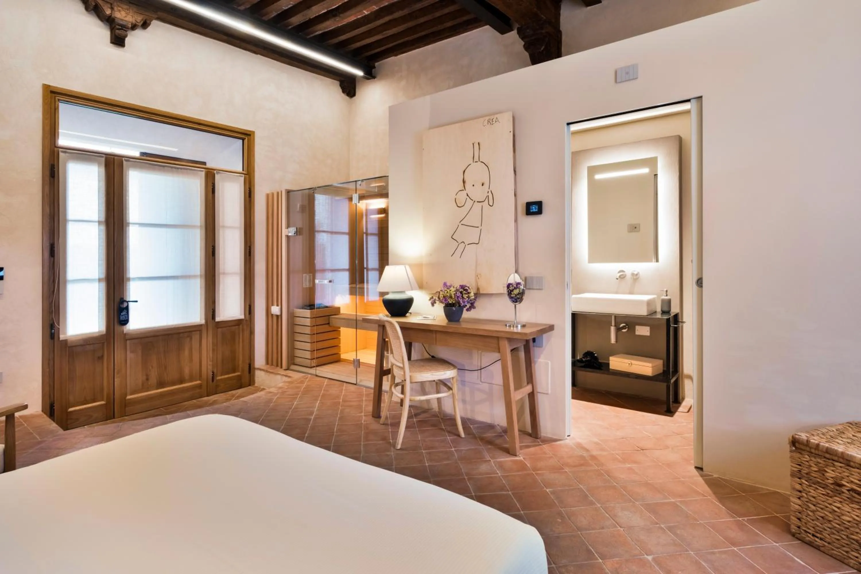 Bedroom, Bed in Badia Giulia Prestigious Historical B&B, Camaiore - Adults Only - No Pets