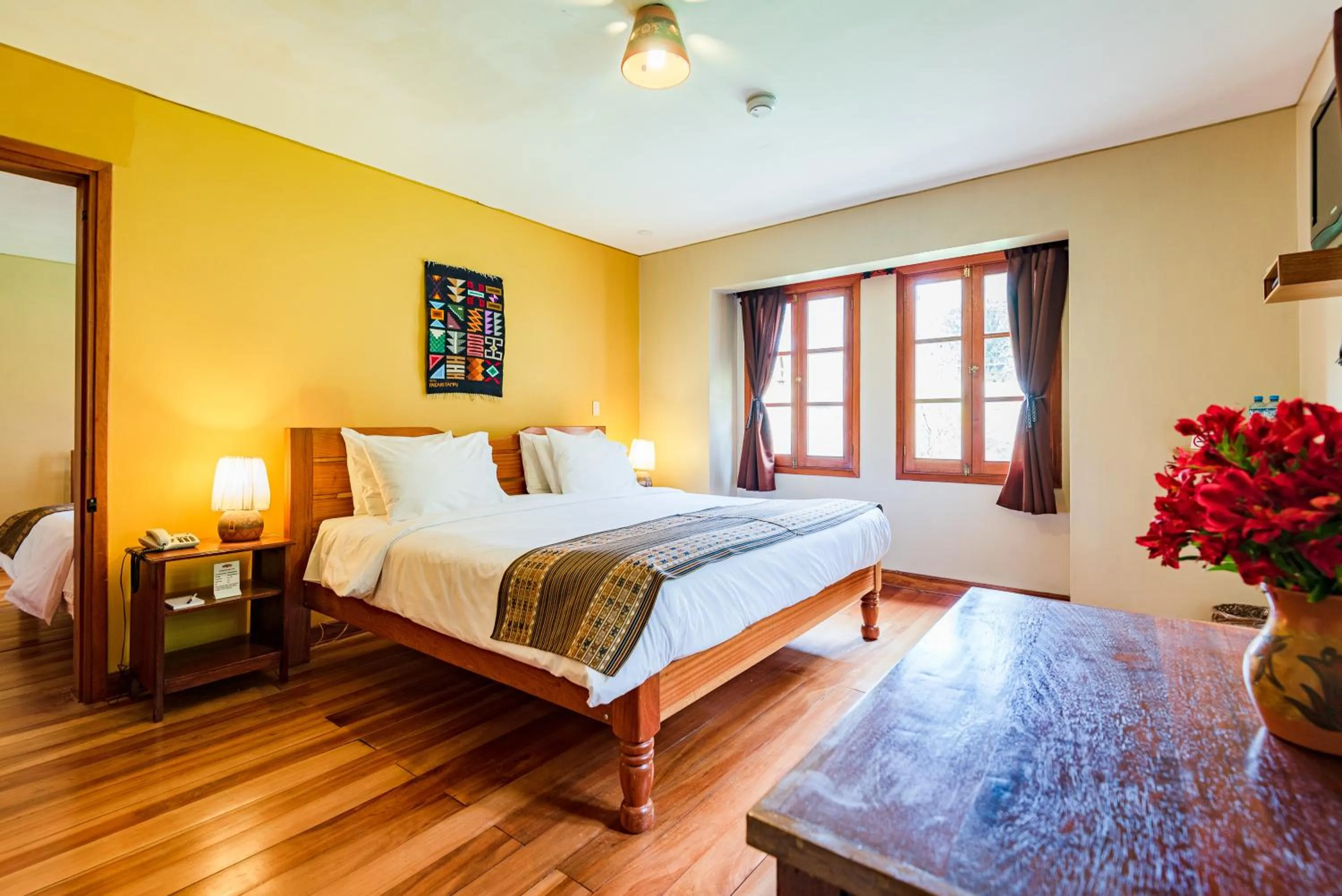 Bed in Hotel Pakaritampu