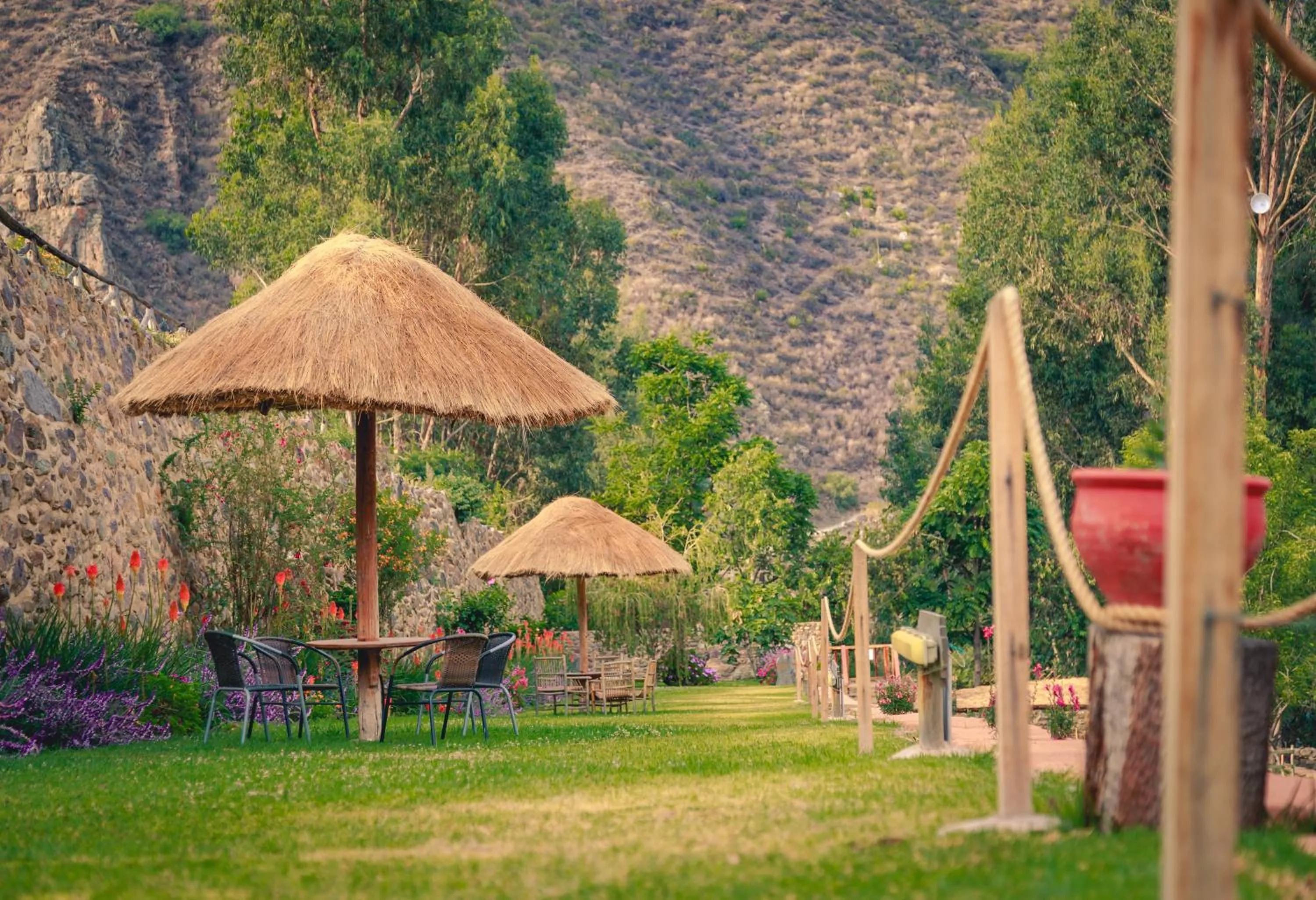 Garden in Hotel Pakaritampu