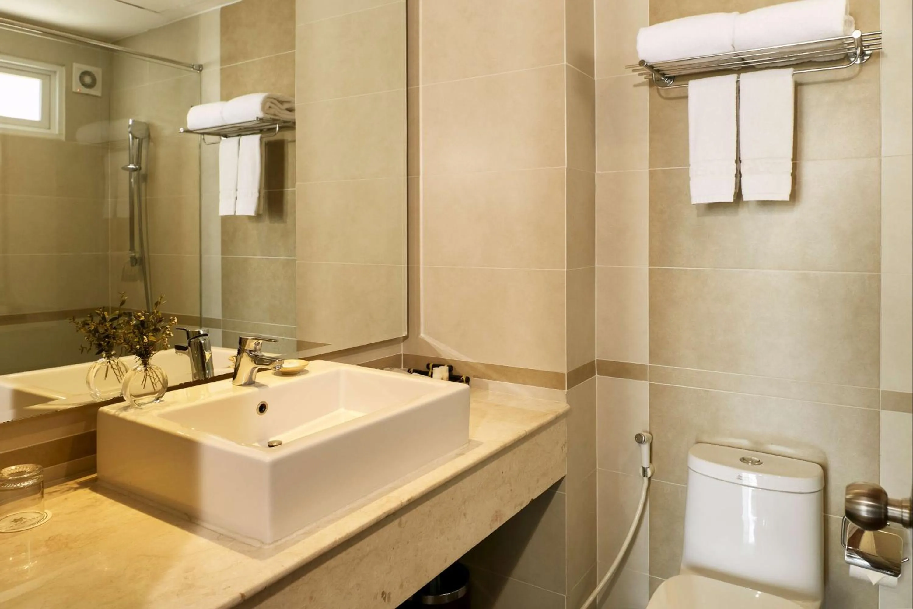 Shower in GK Central Hotel