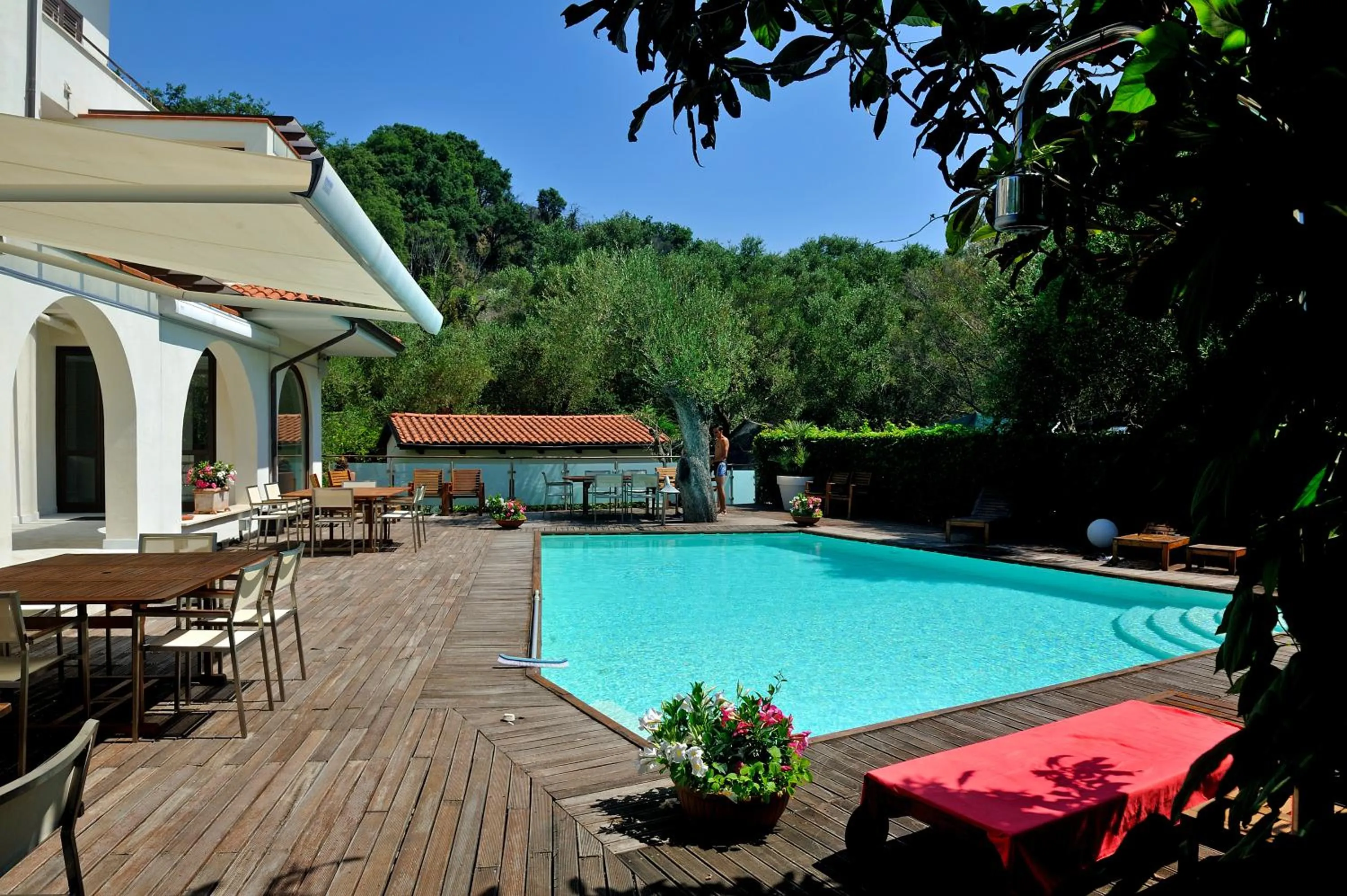 Patio in Hotel Le Piane