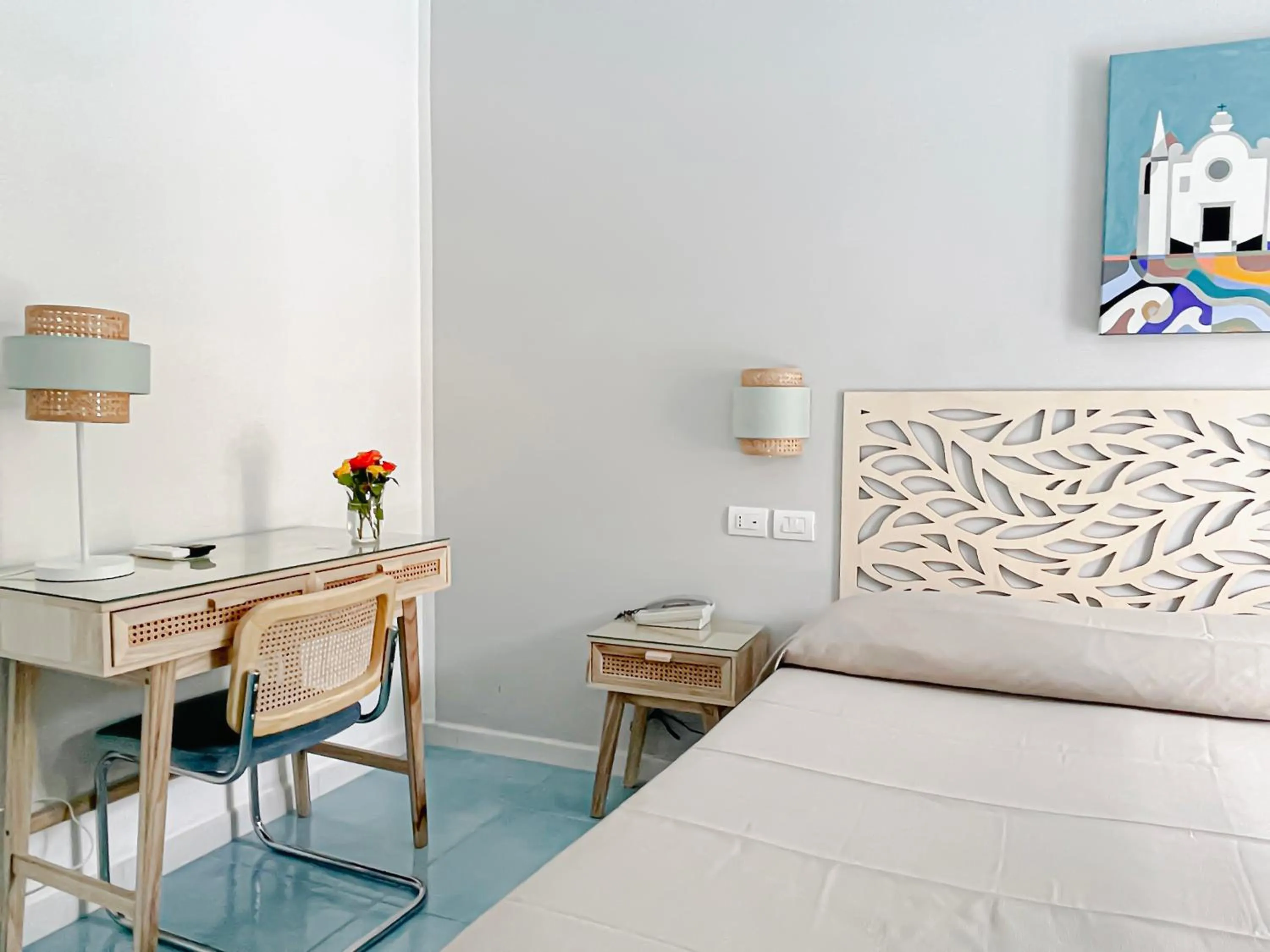 Bed in Hotel Lord Byron