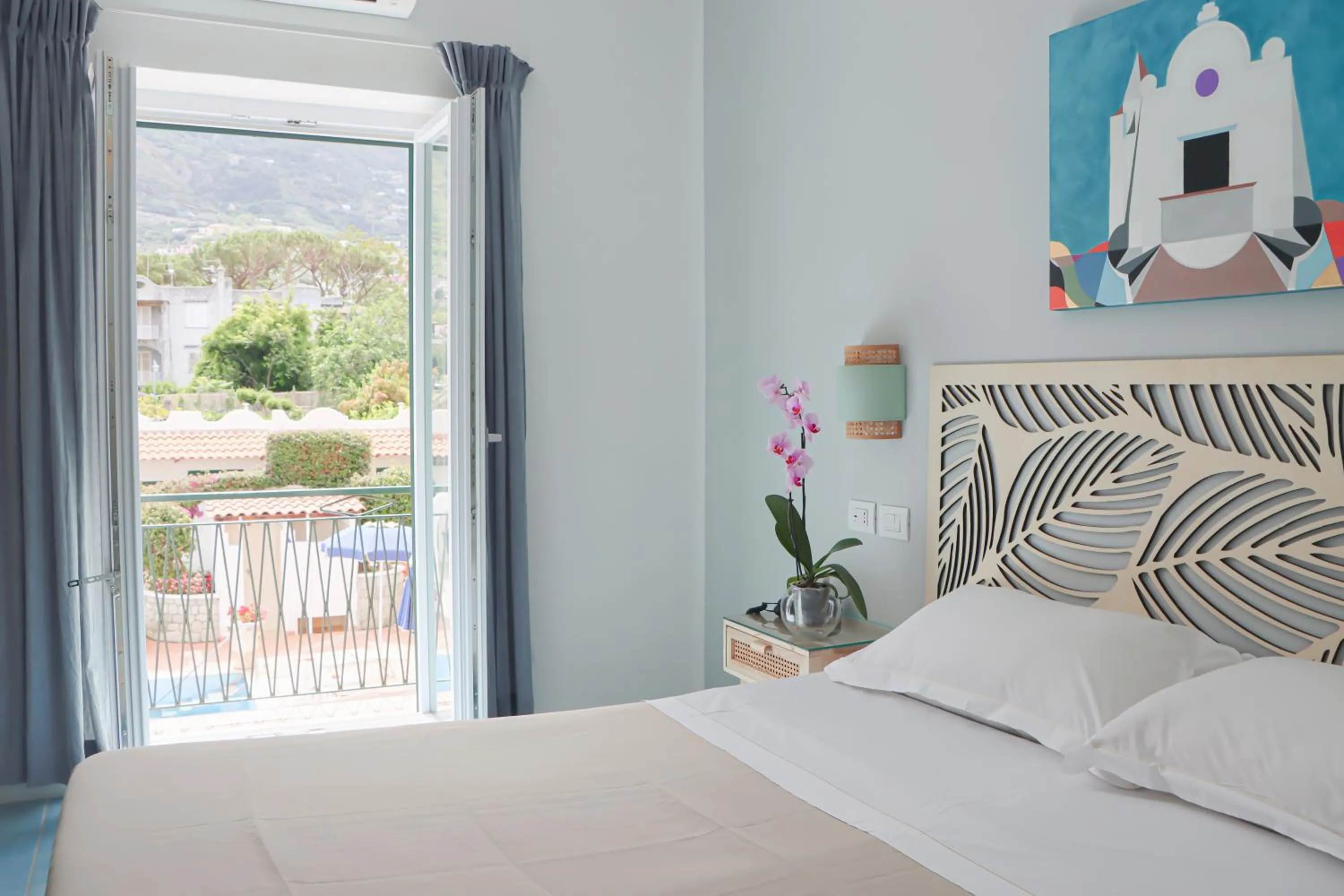 Bed in Hotel Lord Byron