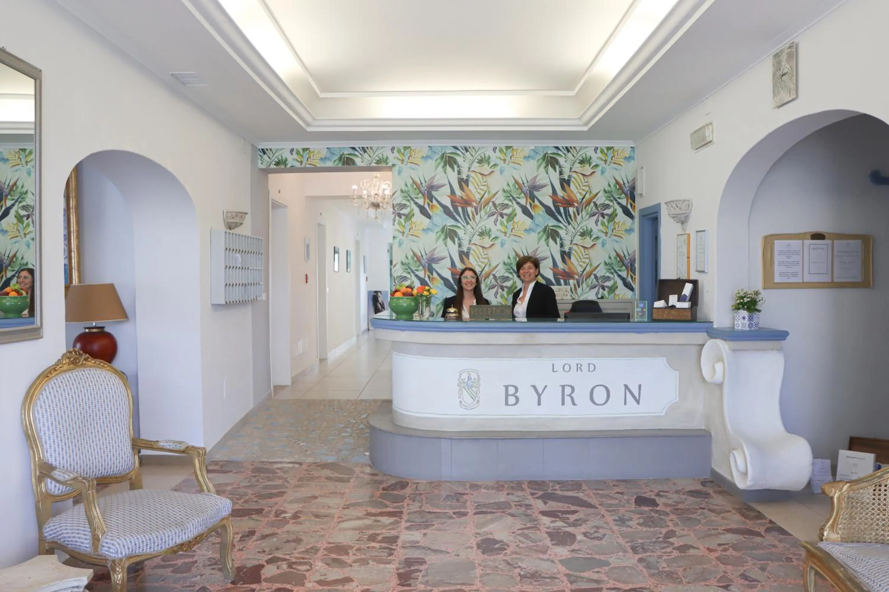 Lobby or reception in Hotel Lord Byron